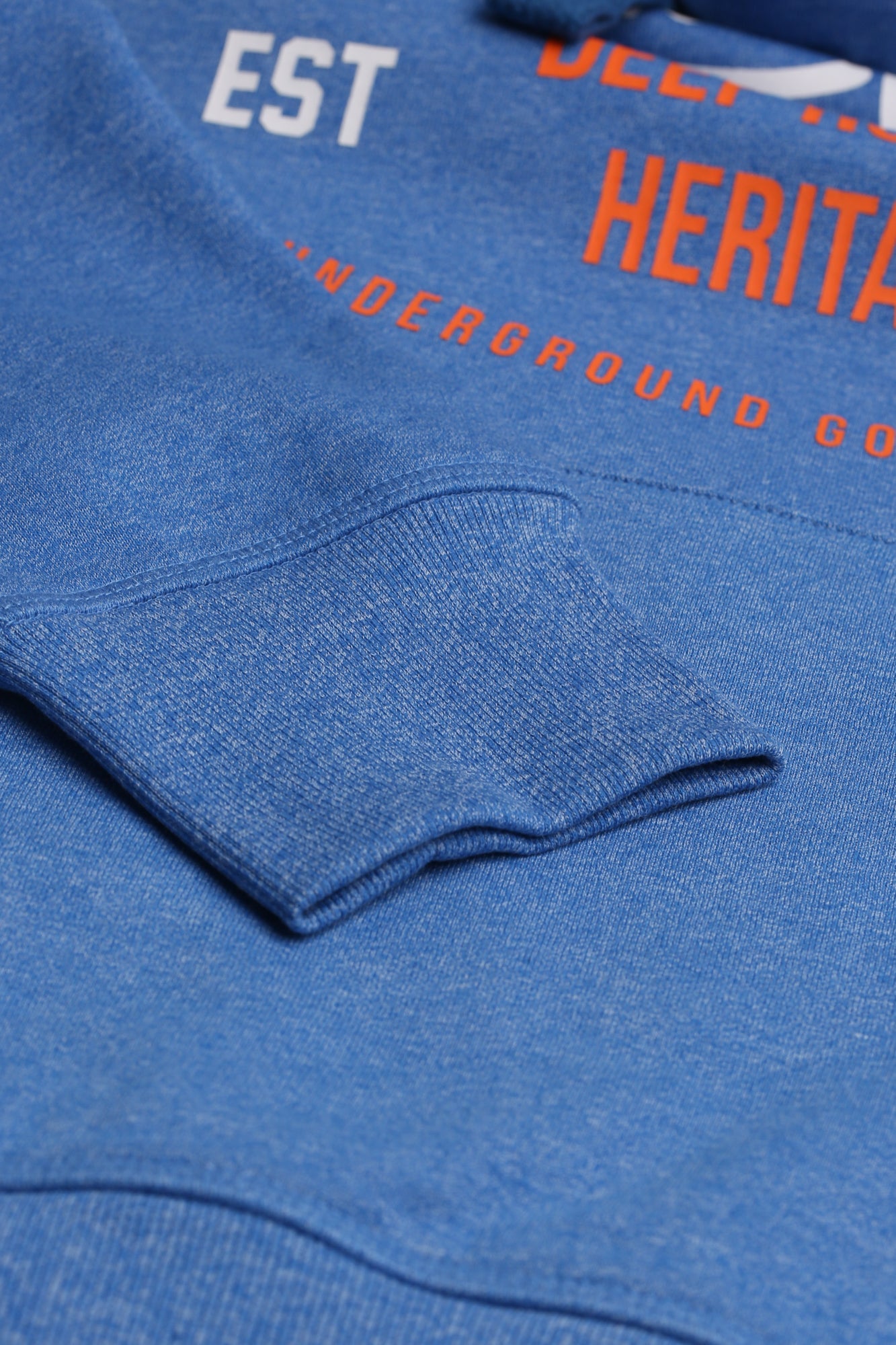 Mens 'DARNLEY' Hoodie - BLUE GRINDLE - Shop at www.Bench.co.uk LoveMyHood