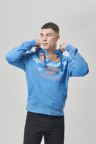 Mens 'DARNLEY' Hoodie - BLUE GRINDLE - Shop at www.Bench.co.uk LoveMyHood