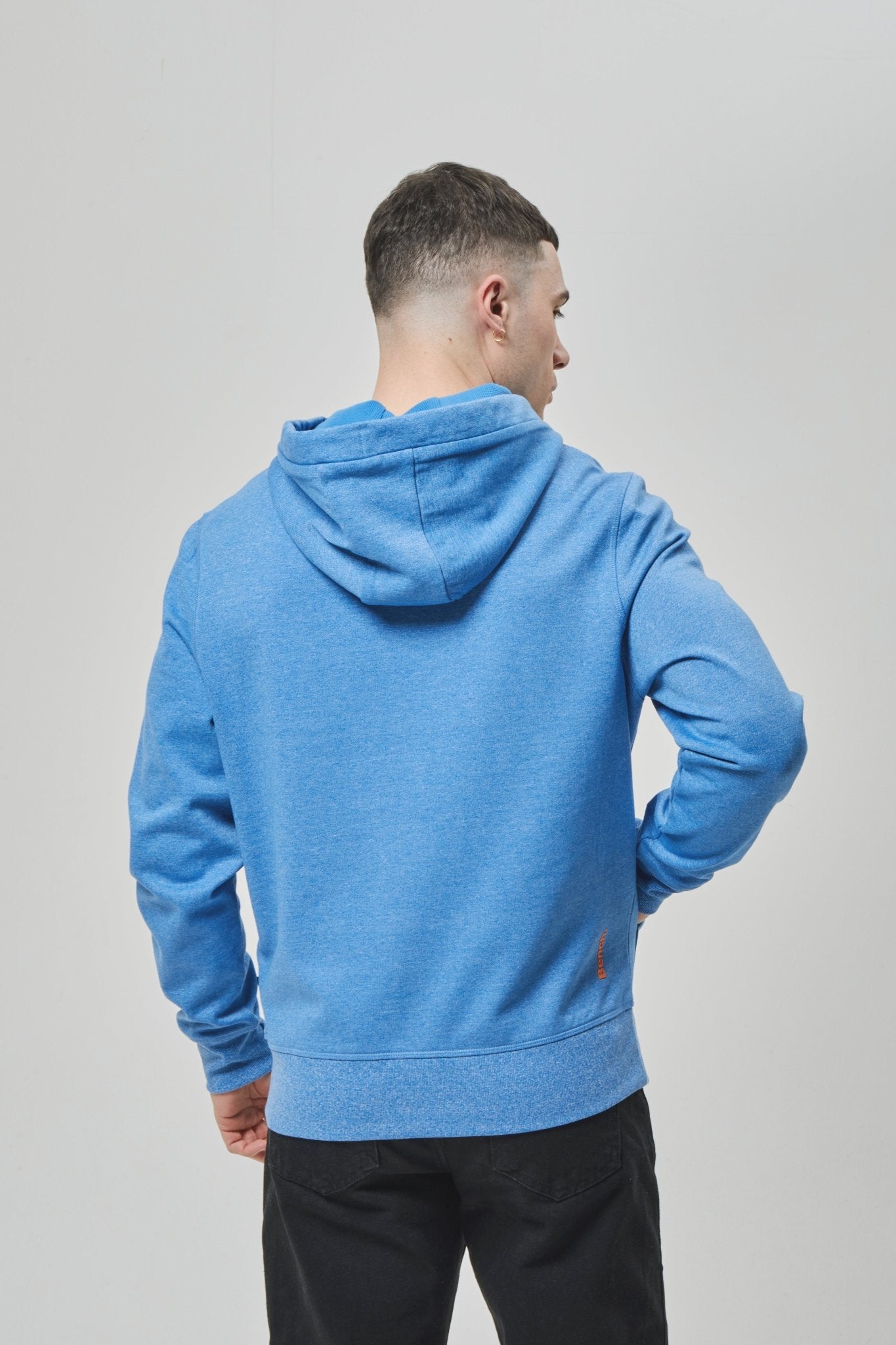 Mens 'DARNLEY' Hoodie - BLUE GRINDLE - Shop at www.Bench.co.uk LoveMyHood