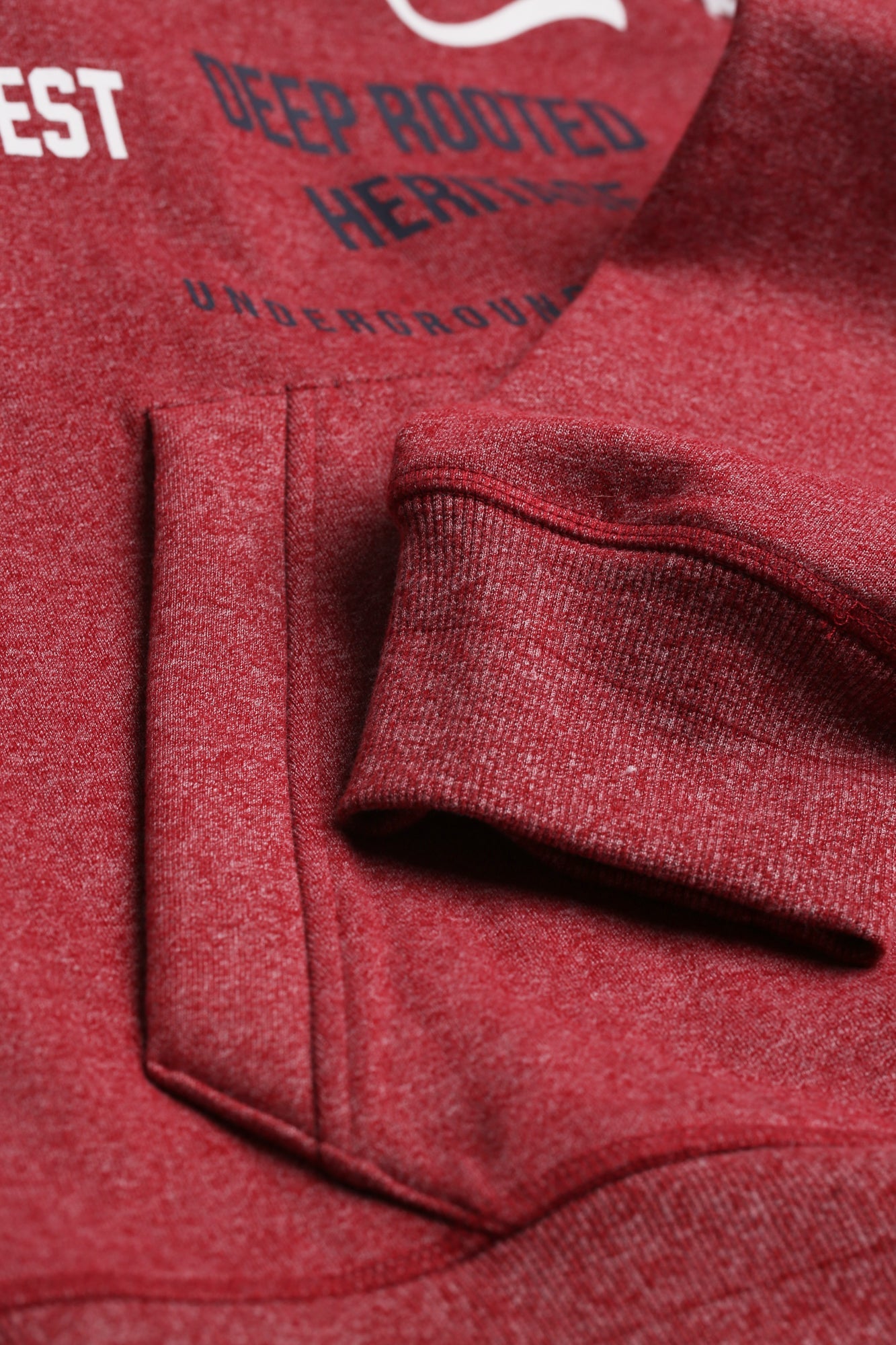 Mens 'DARNLEY' Hoodie - DARK RED GRINDLE - Shop at www.Bench.co.uk LoveMyHood