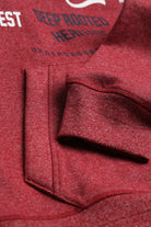 Mens 'DARNLEY' Hoodie - DARK RED GRINDLE - Shop at www.Bench.co.uk LoveMyHood