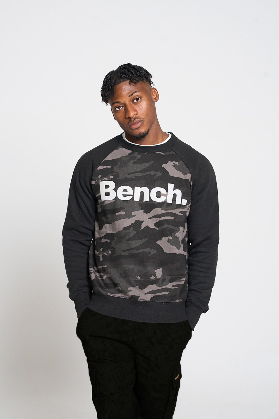 Mens 'ECKSTROM' Sweat - BLACK - Shop at www.Bench.co.uk #LoveMyHood