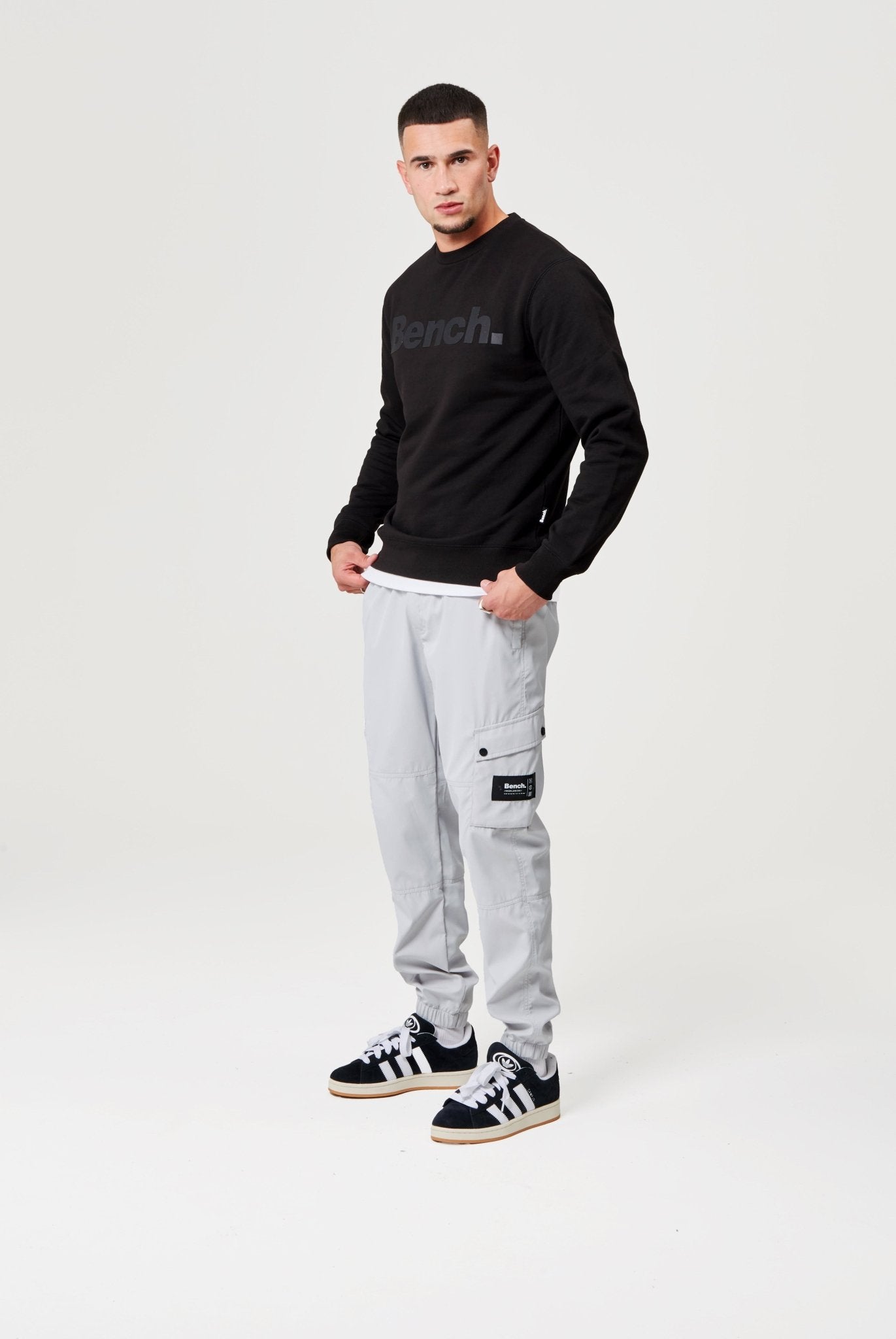 Mens 'LALOND' Crew Sweat - BLACK - Shop at www.Bench.co.uk #LoveMyHood