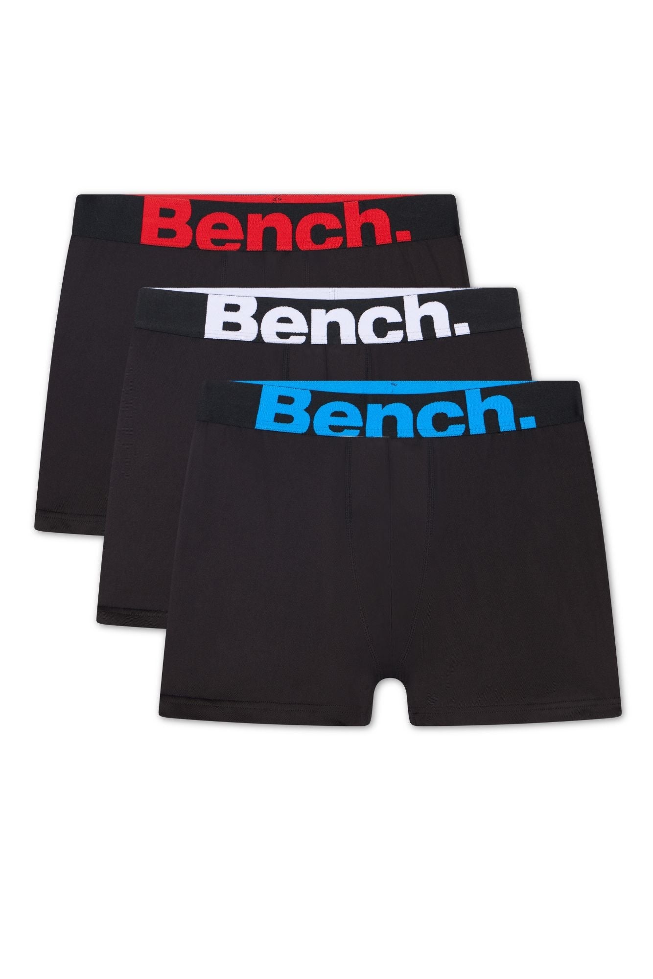 Mens 'MACRON' 3 Pack Boxers - BLACK - Shop at www.Bench.co.uk LoveMyHood