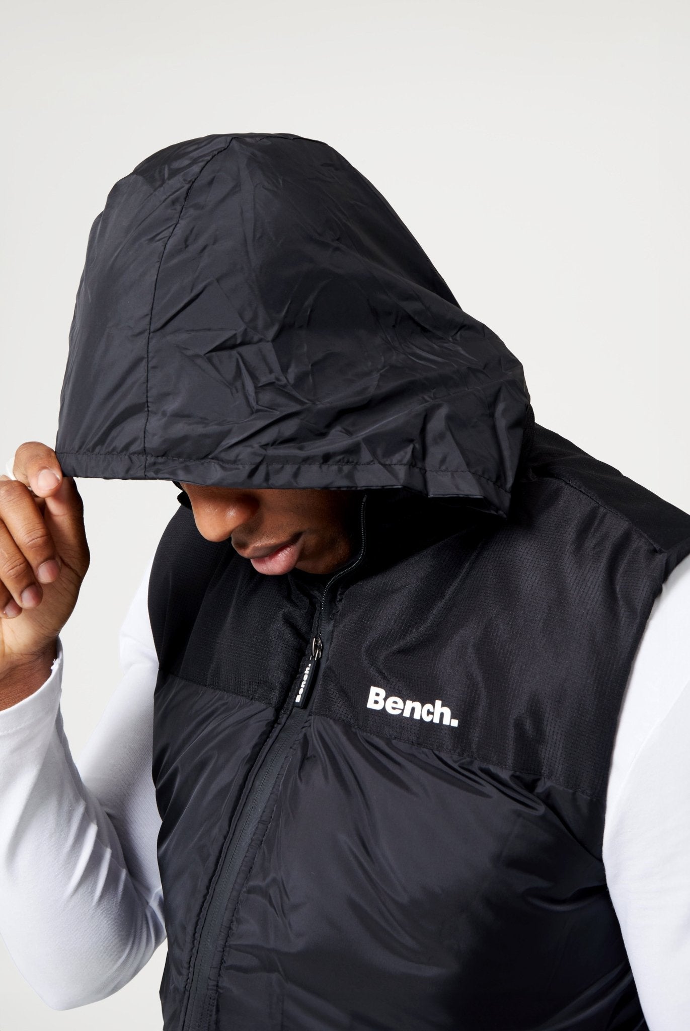 Mens 'MARSHY' Gilet - BLACK - Shop at www.Bench.co.uk #LoveMyHood