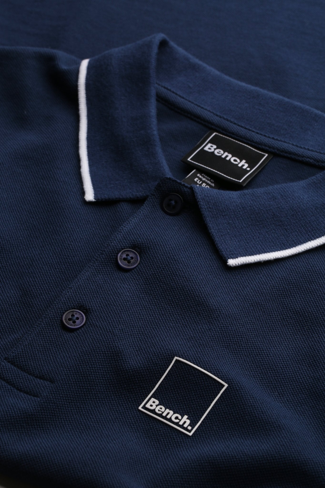 Mens 'MATA' Polo - NAVY - Shop at www.Bench.co.uk #LoveMyHood