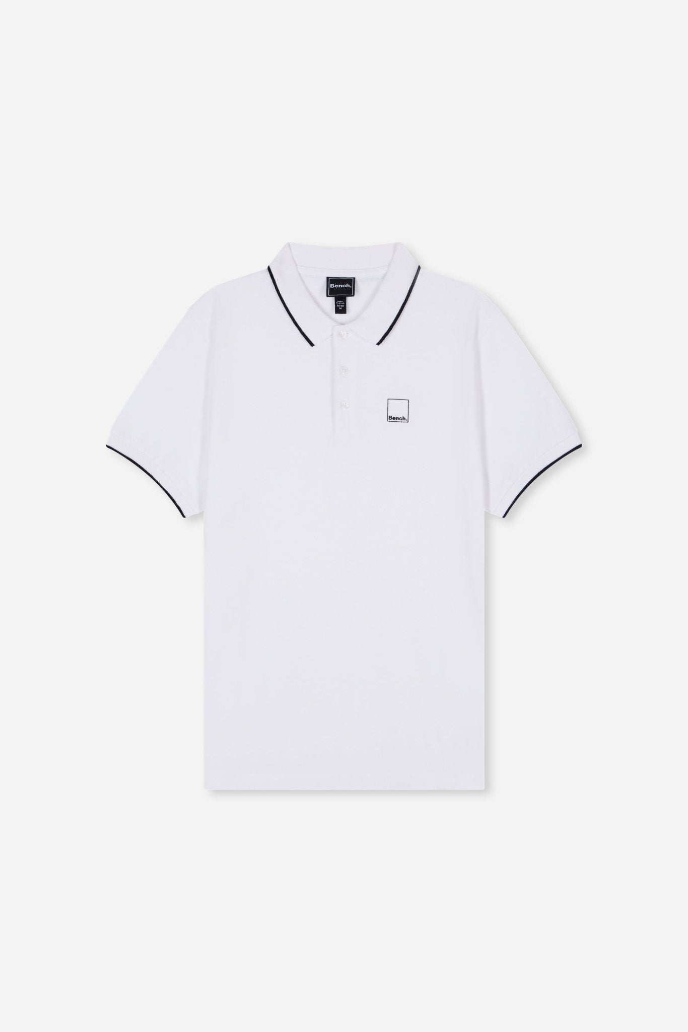 Mens 'MATA' Polo - WHITE - Shop at www.Bench.co.uk #LoveMyHood