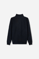 Mens 'PALACIO' Quarter Zip Funnel Neck Jumper - NAVY - Shop at www.Bench.co.uk #LoveMyHood