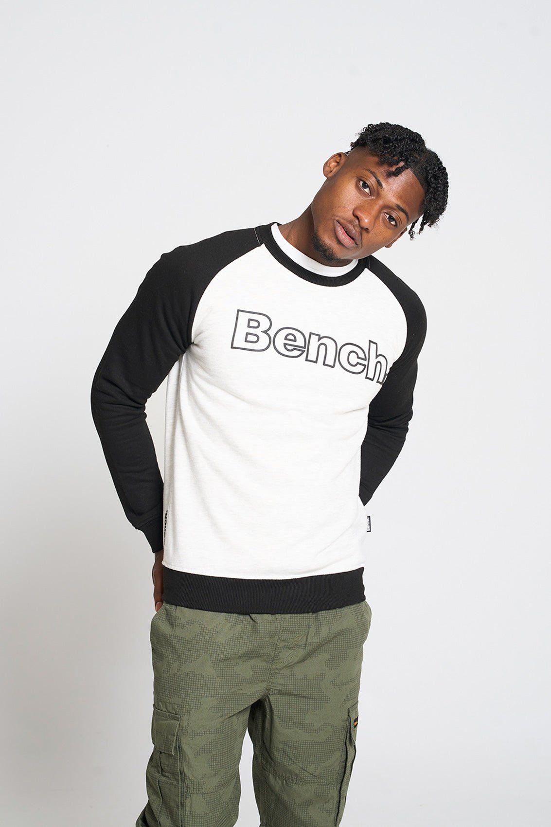 Mens 'RESTON' Sweat - ECRU MARL - Shop at www.Bench.co.uk #LoveMyHood