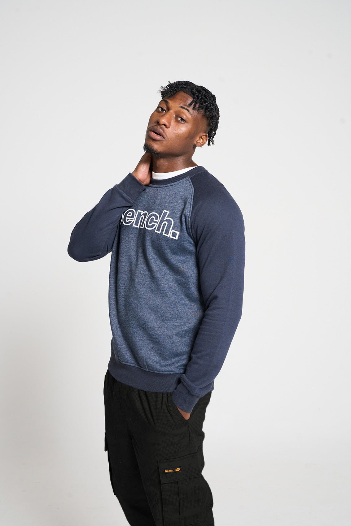 Mens 'RESTON' Sweat - NAVY - Shop at www.Bench.co.uk #LoveMyHood