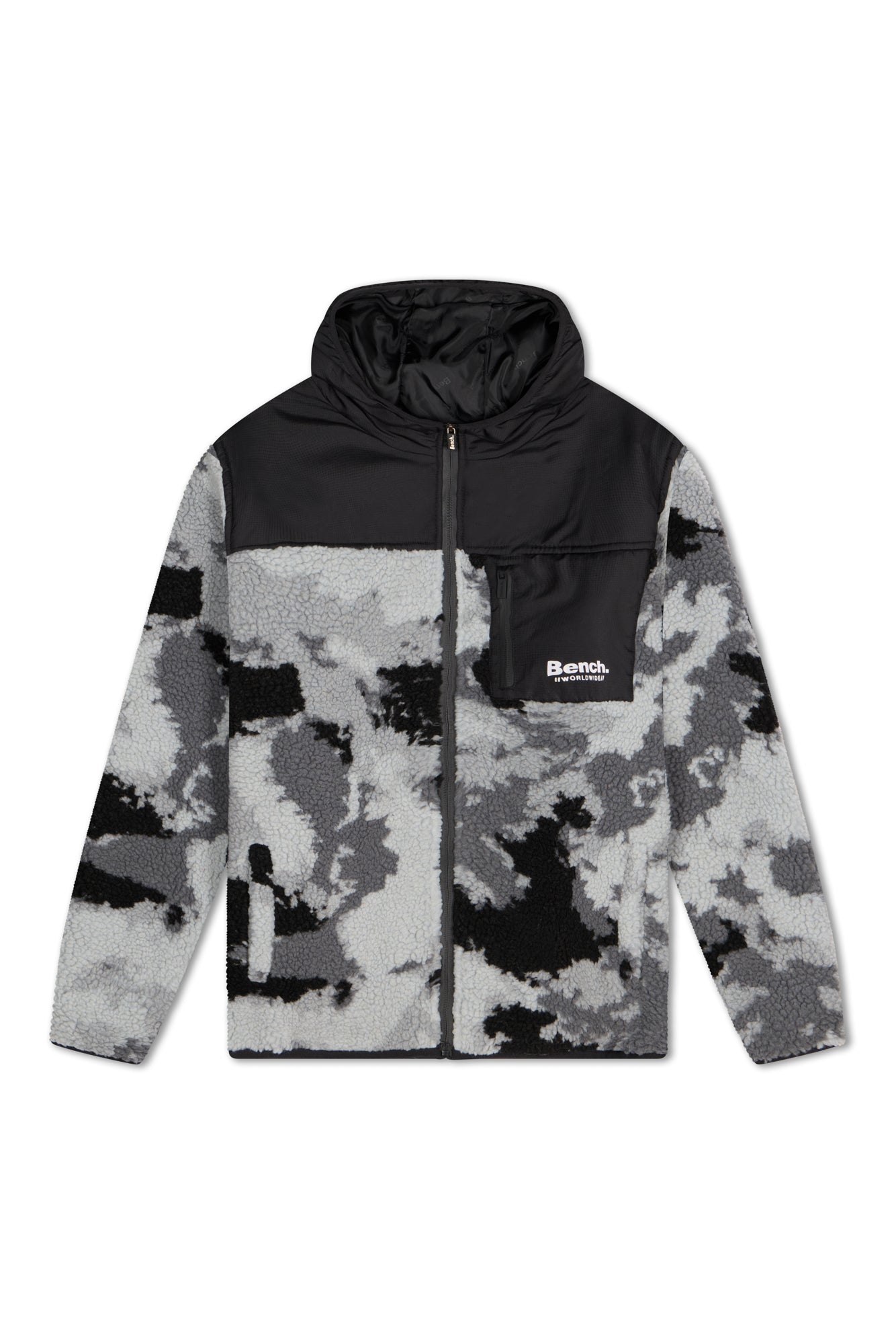 Mens 'SABLEO' Hoodie - BLACK CAMO - Shop at www.Bench.co.uk LoveMyHood