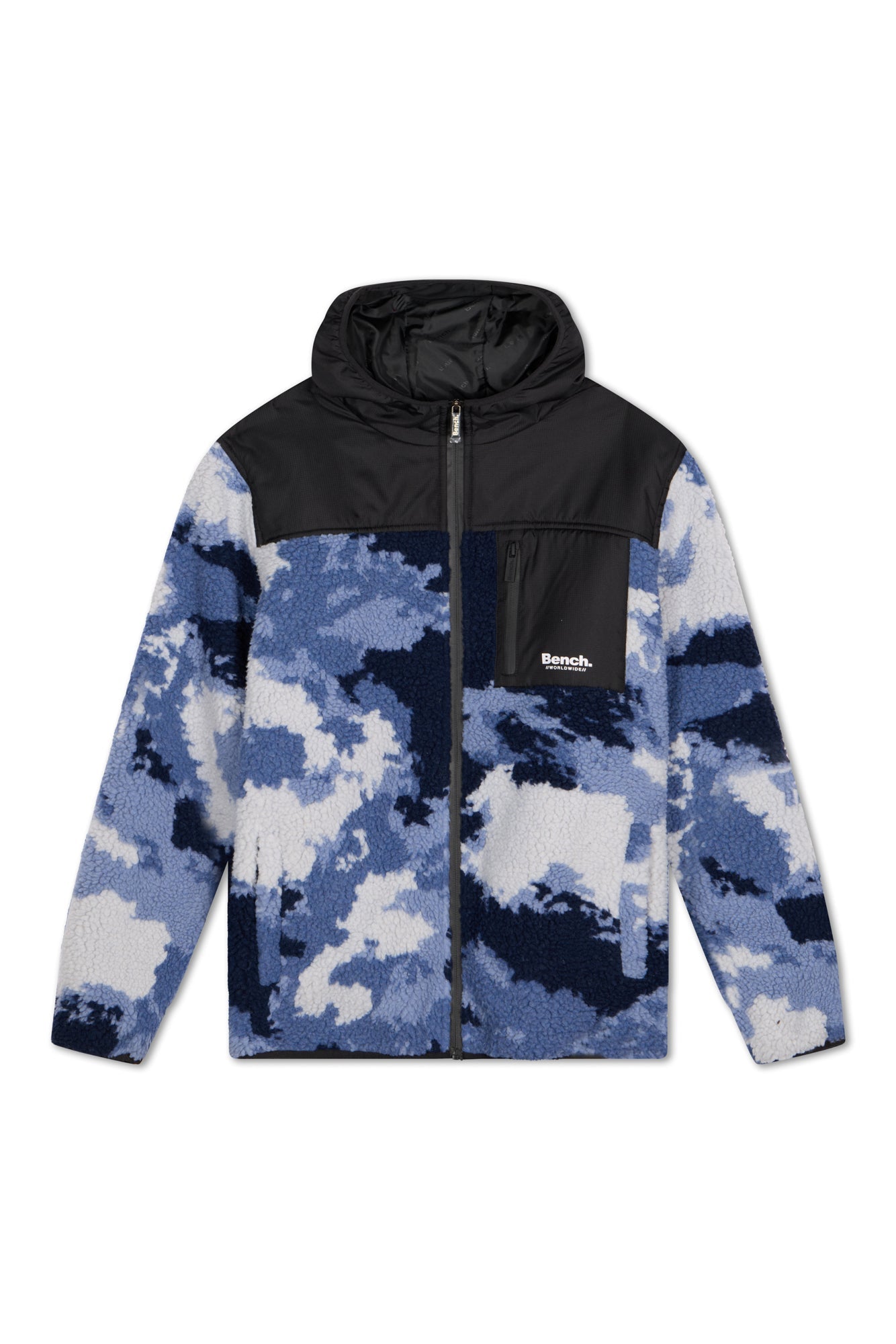 Mens 'SABLEO' Hoodie - BLUE CAMO - Shop at www.Bench.co.uk LoveMyHood