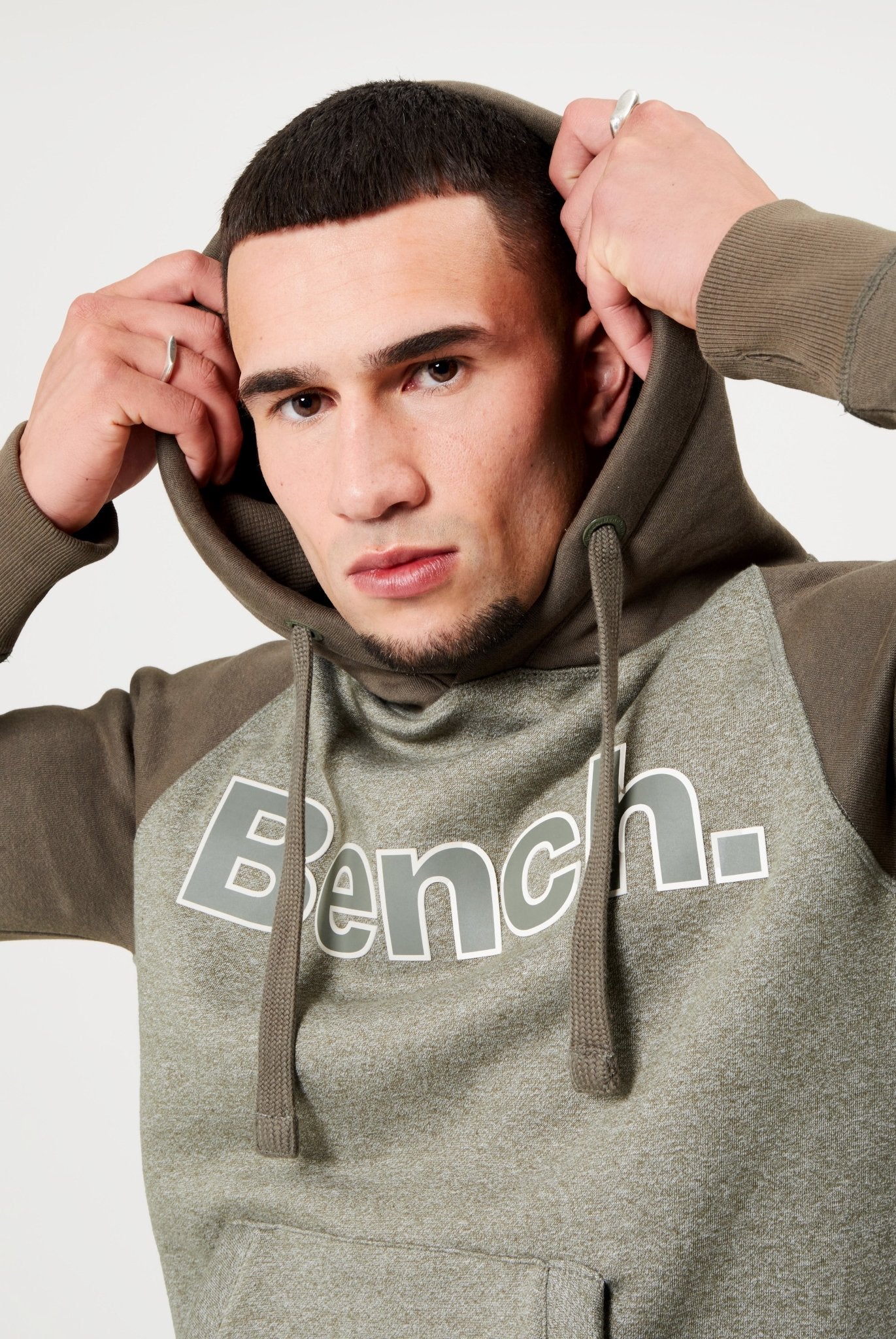 Mens 'SALTNEY' Hoodie - KHAKI - Shop at www.Bench.co.uk LoveMyHood
