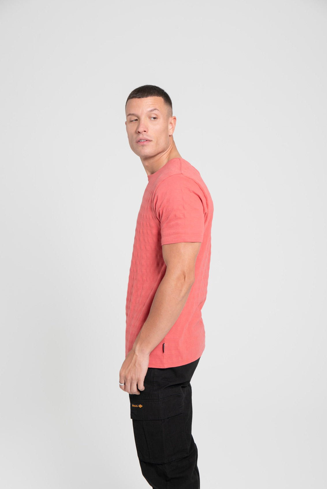 Mens 'SARRI' T-Shirt - WASHED OUT RED - Shop at www.Bench.co.uk #LoveMyHood