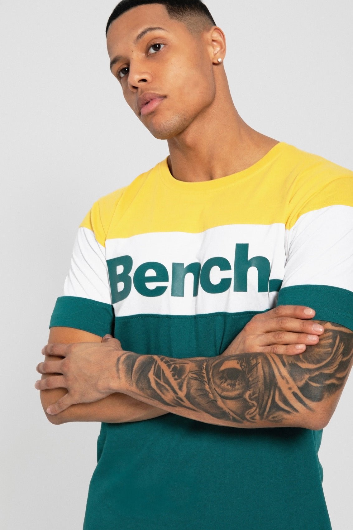 Mens 'TOLKIEN' T-Shirt - GREEN - Shop at www.Bench.co.uk #LoveMyHood