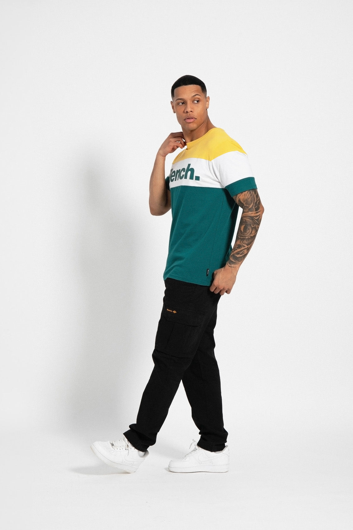 Mens 'TOLKIEN' T-Shirt - GREEN - Shop at www.Bench.co.uk #LoveMyHood