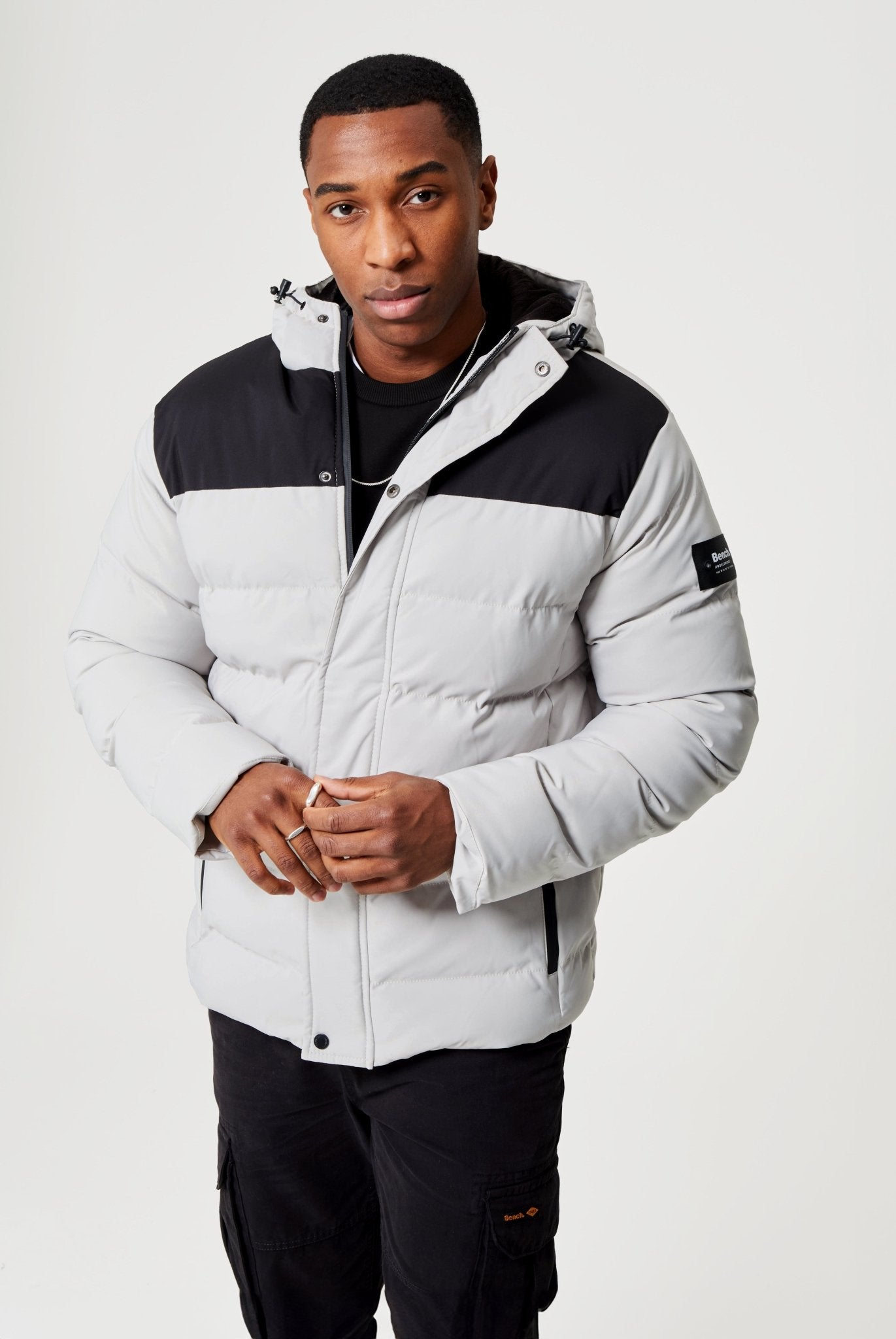 Mens 'TOMERO' Jacket - FROST GREY - Shop at www.Bench.co.uk #LoveMyHood