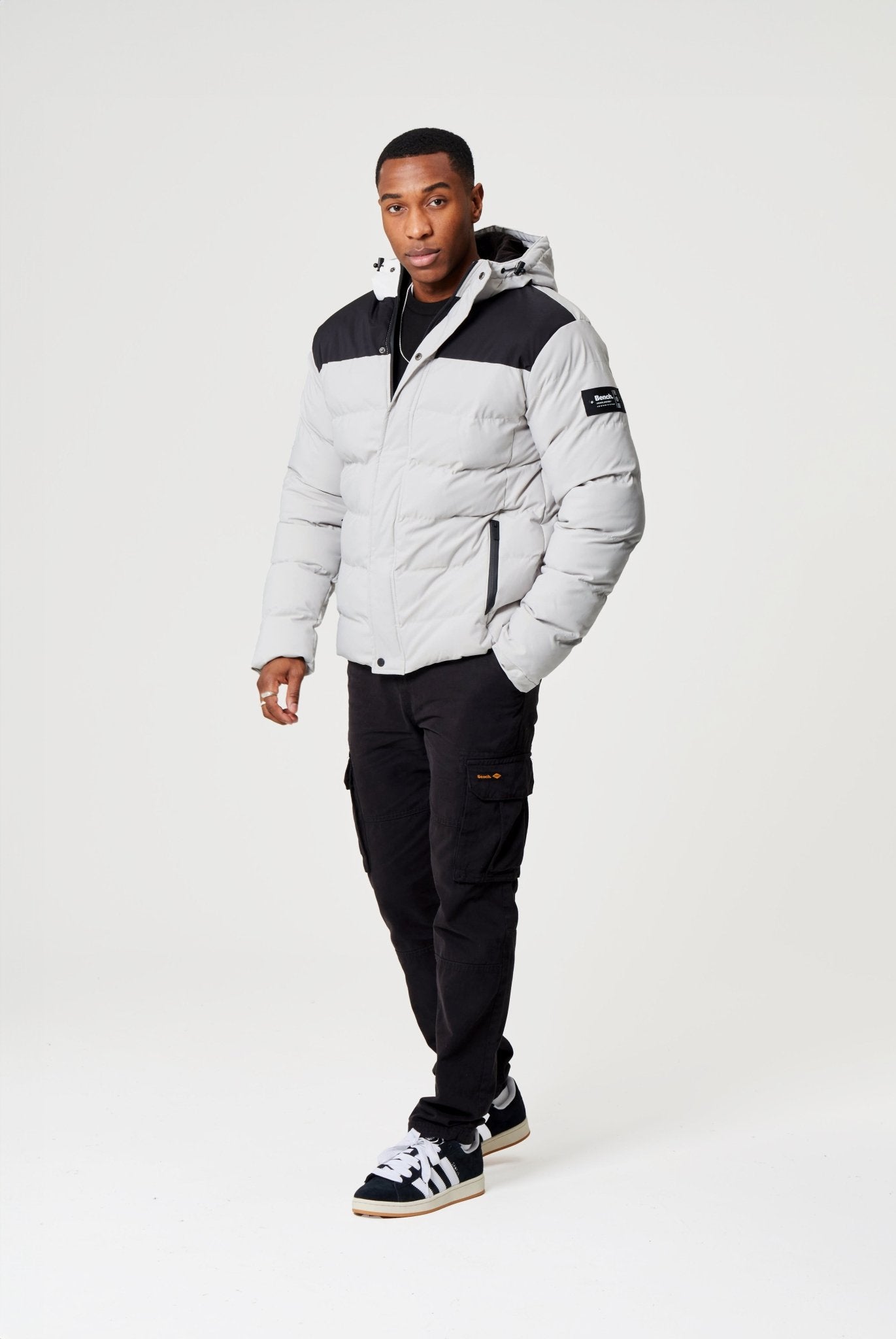 Mens 'TOMERO' Jacket - FROST GREY - Shop at www.Bench.co.uk #LoveMyHood