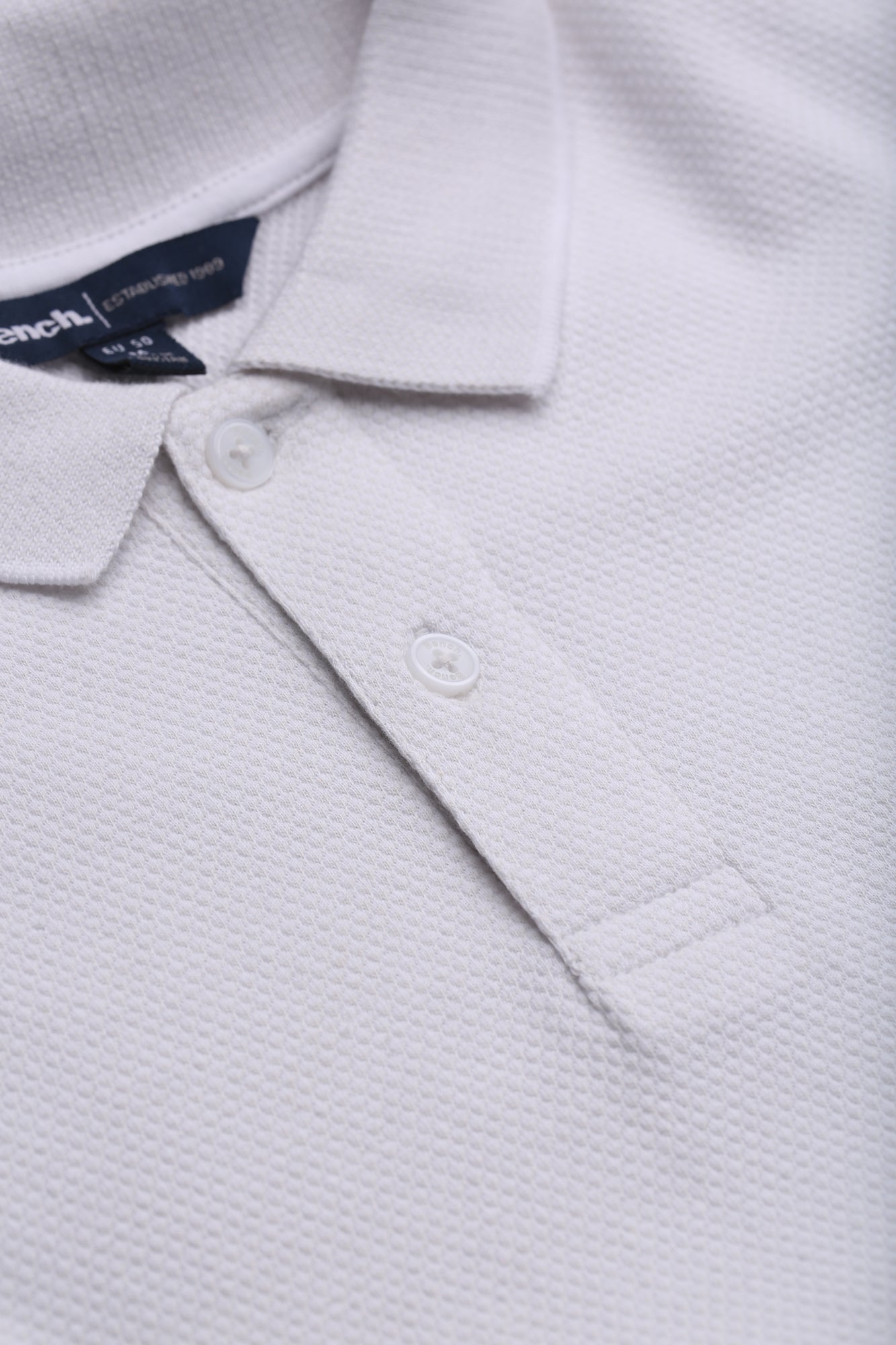 Mens 'TUCIN' Polo - WHITE - Shop at www.Bench.co.uk #LoveMyHood