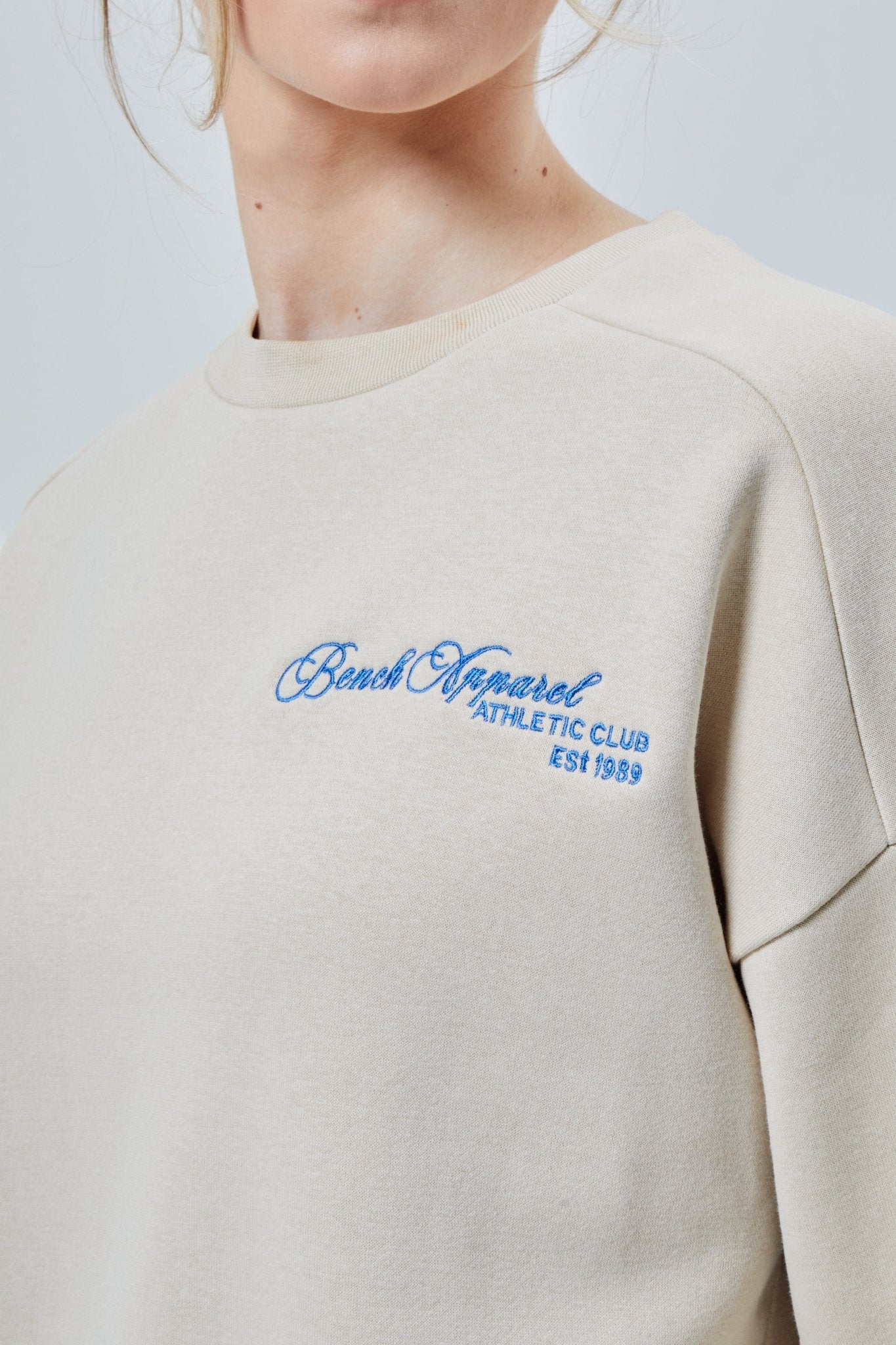 Womens 'DESTA' Sweat Crew - ECRU - Shop at www.Bench.co.uk #LoveMyHood