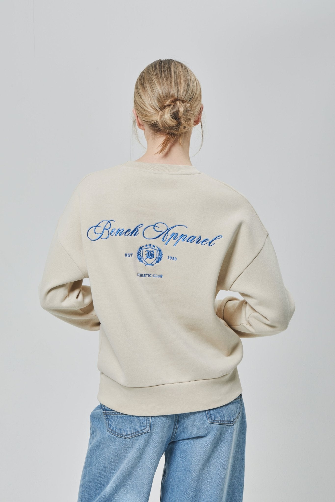 Womens 'DESTA' Sweat Crew - ECRU - Shop at www.Bench.co.uk #LoveMyHood