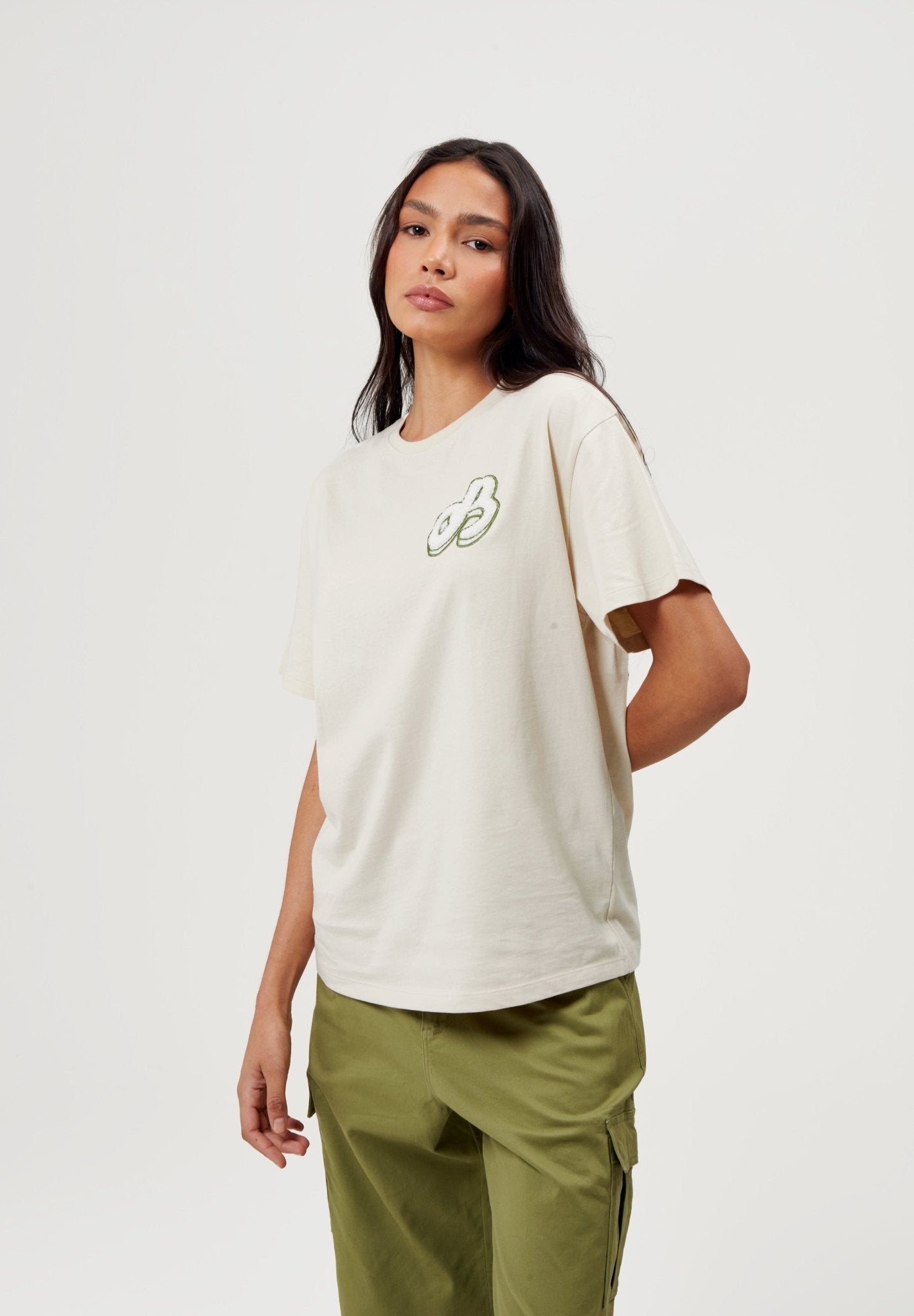 Womens 'GAUFF' T-Shirt - STONE GREY - Shop at www.Bench.co.uk #LoveMyHood