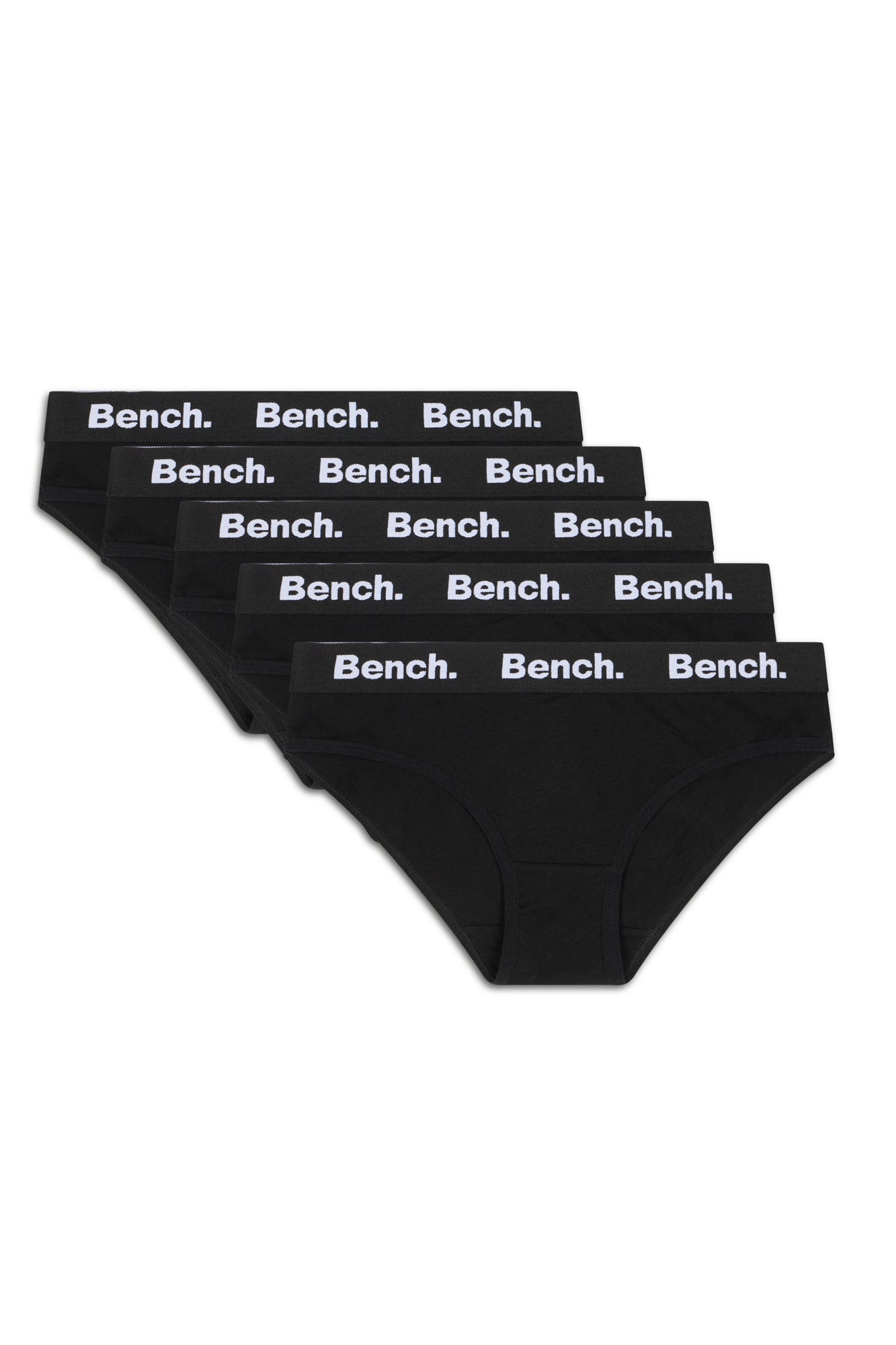 Womens 'GREYA' 5Pk Briefs - BLACK - Shop at www.Bench.co.uk LoveMyHood