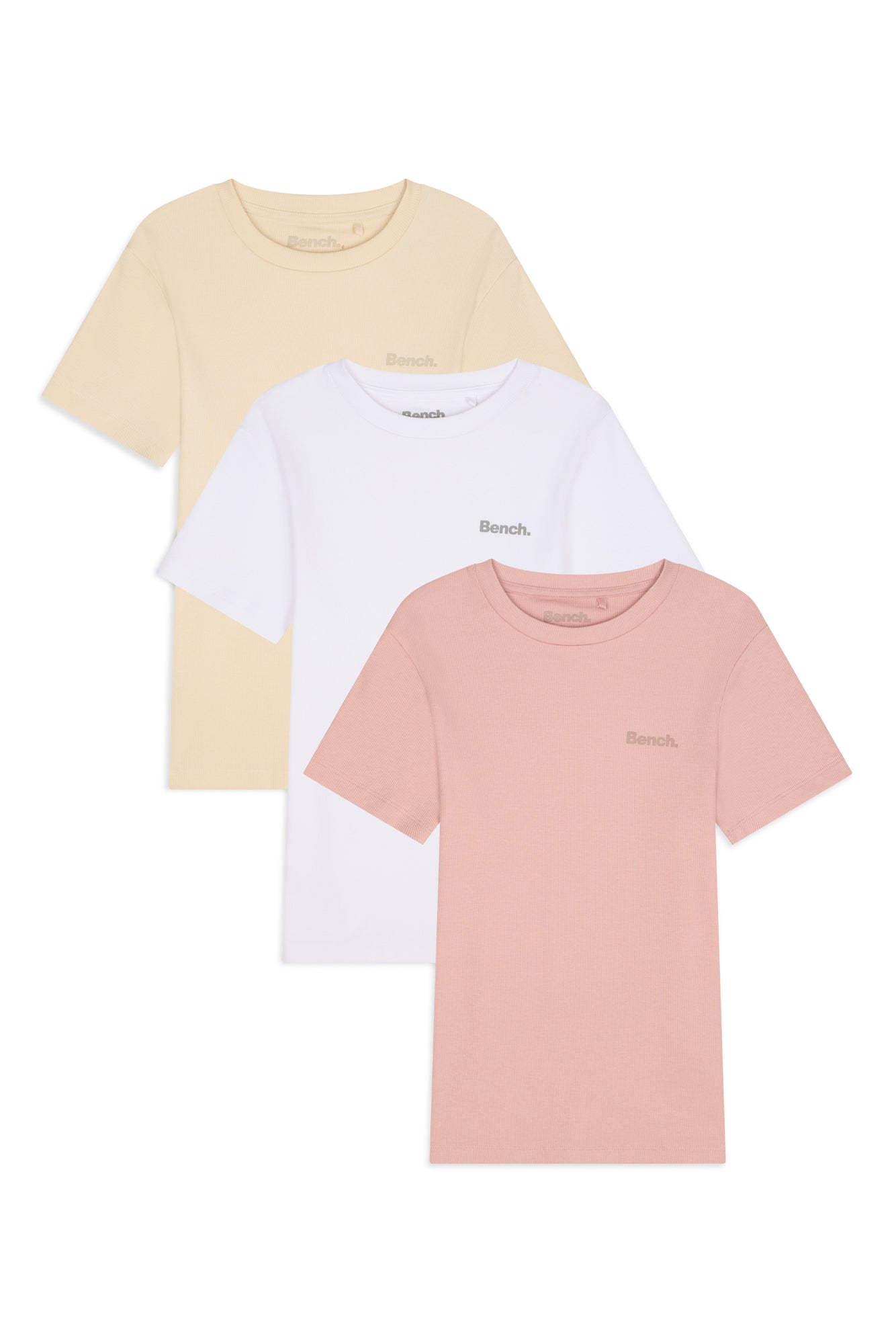 Womens 'INNA' 3 Pack T-Shirts - ASSORTED - Shop at www.Bench.co.uk LoveMyHood