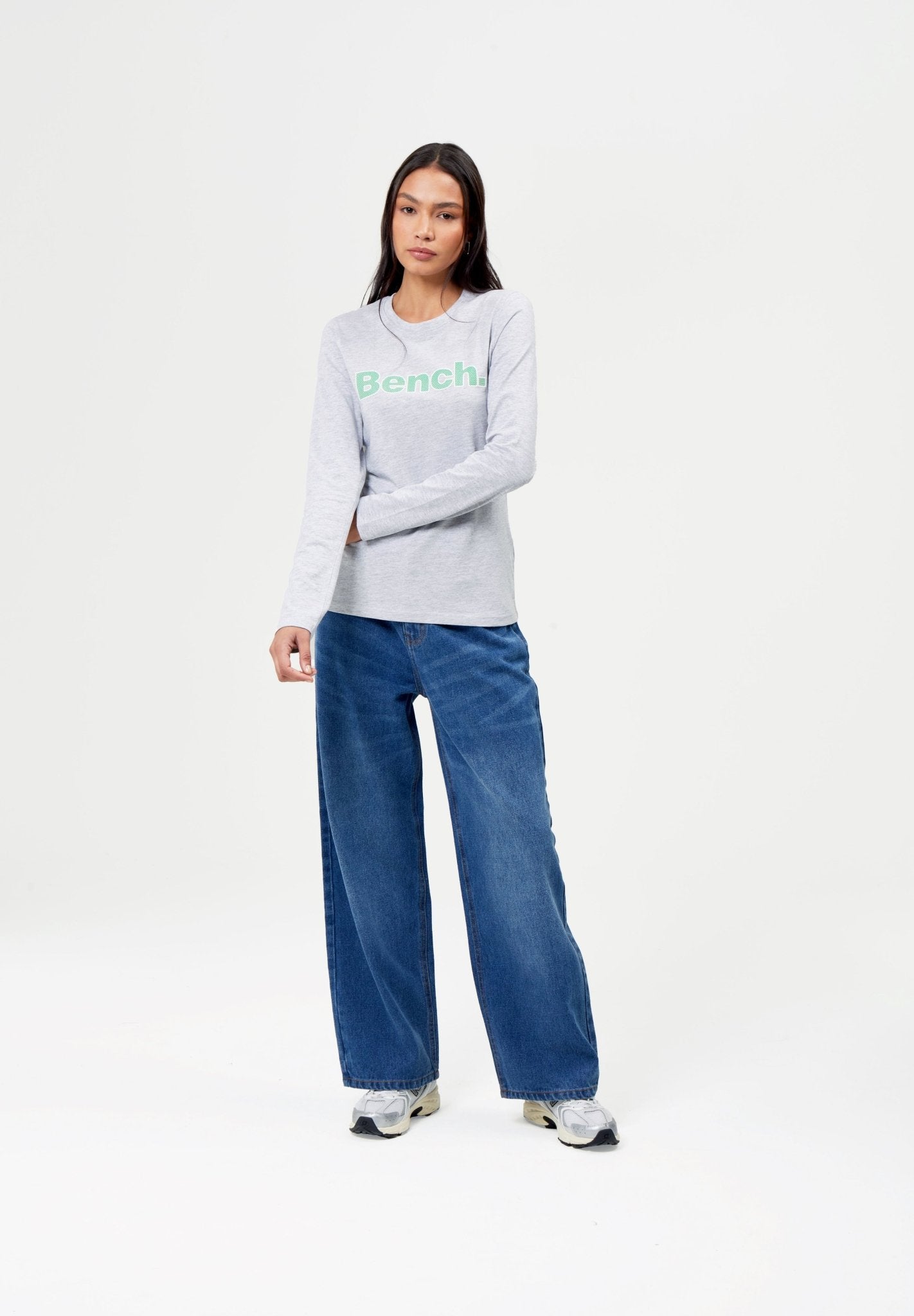 Womens 'JEWELLE' T-Shirt - GREY MARL - Shop at www.Bench.co.uk LoveMyHood