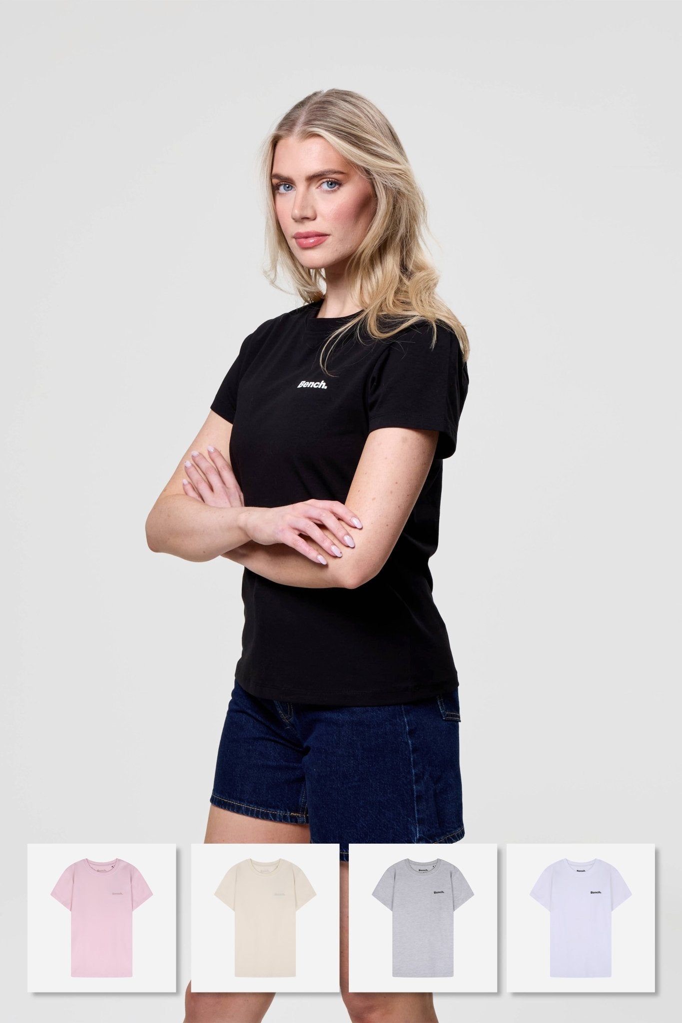 Womens 'JORIA' 5 Pack T-Shirts - ASSORTED - Shop at www.Bench.co.uk #LoveMyHood