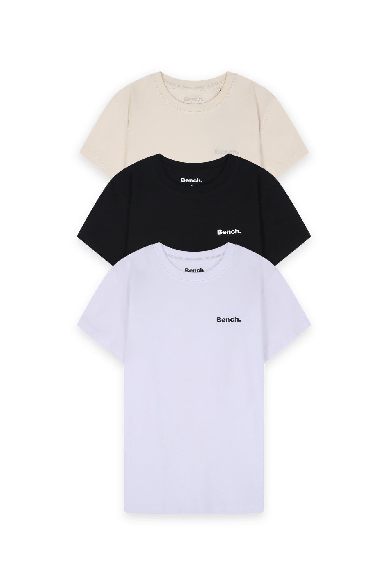 Womens 'KAMMY' 3 Pack T-Shirts - ASSORTED - Shop at www.Bench.co.uk #LoveMyHood