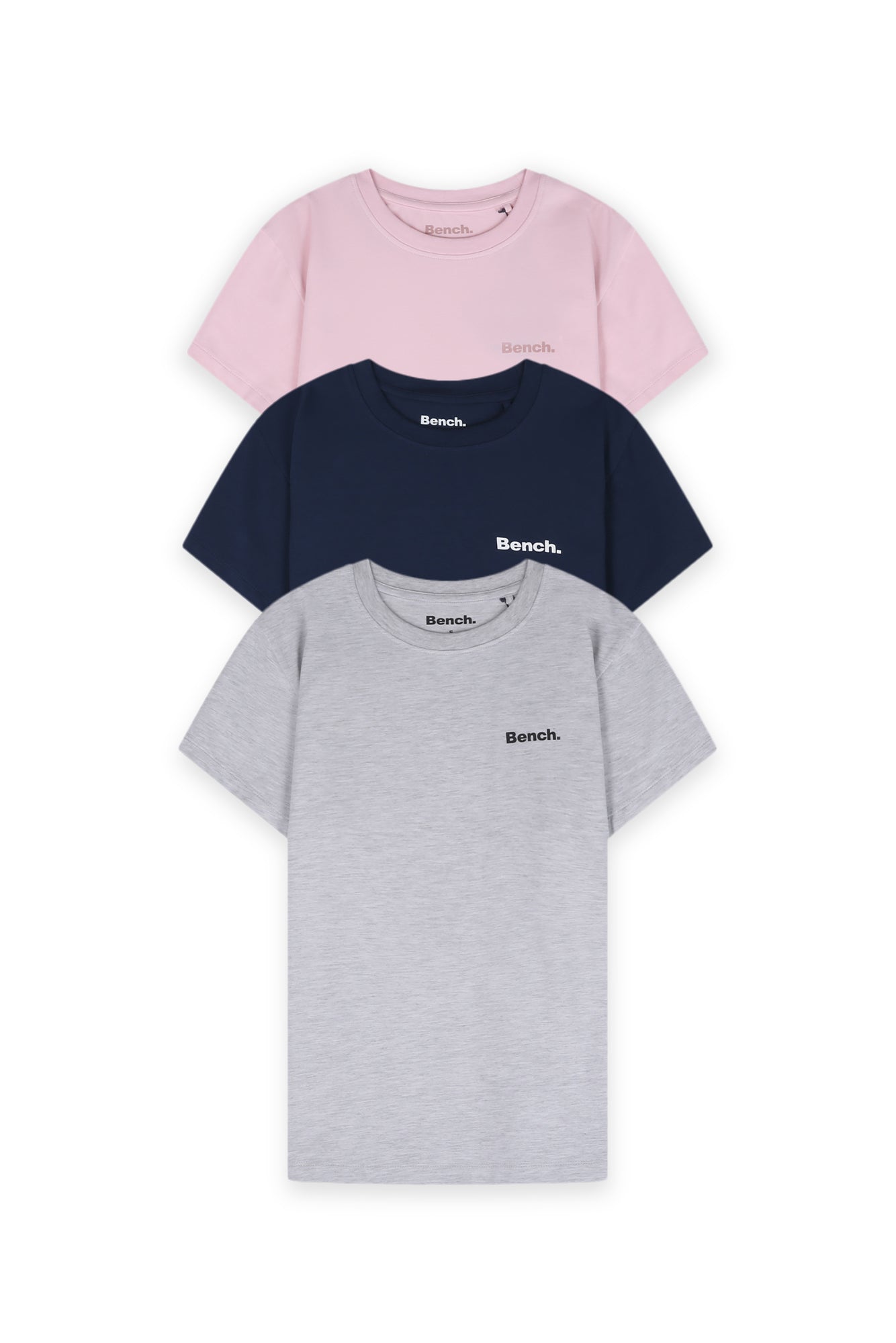 Womens 'LIAH' 3 Pack T-Shirts - ASSORTED - Shop at www.Bench.co.uk #LoveMyHood