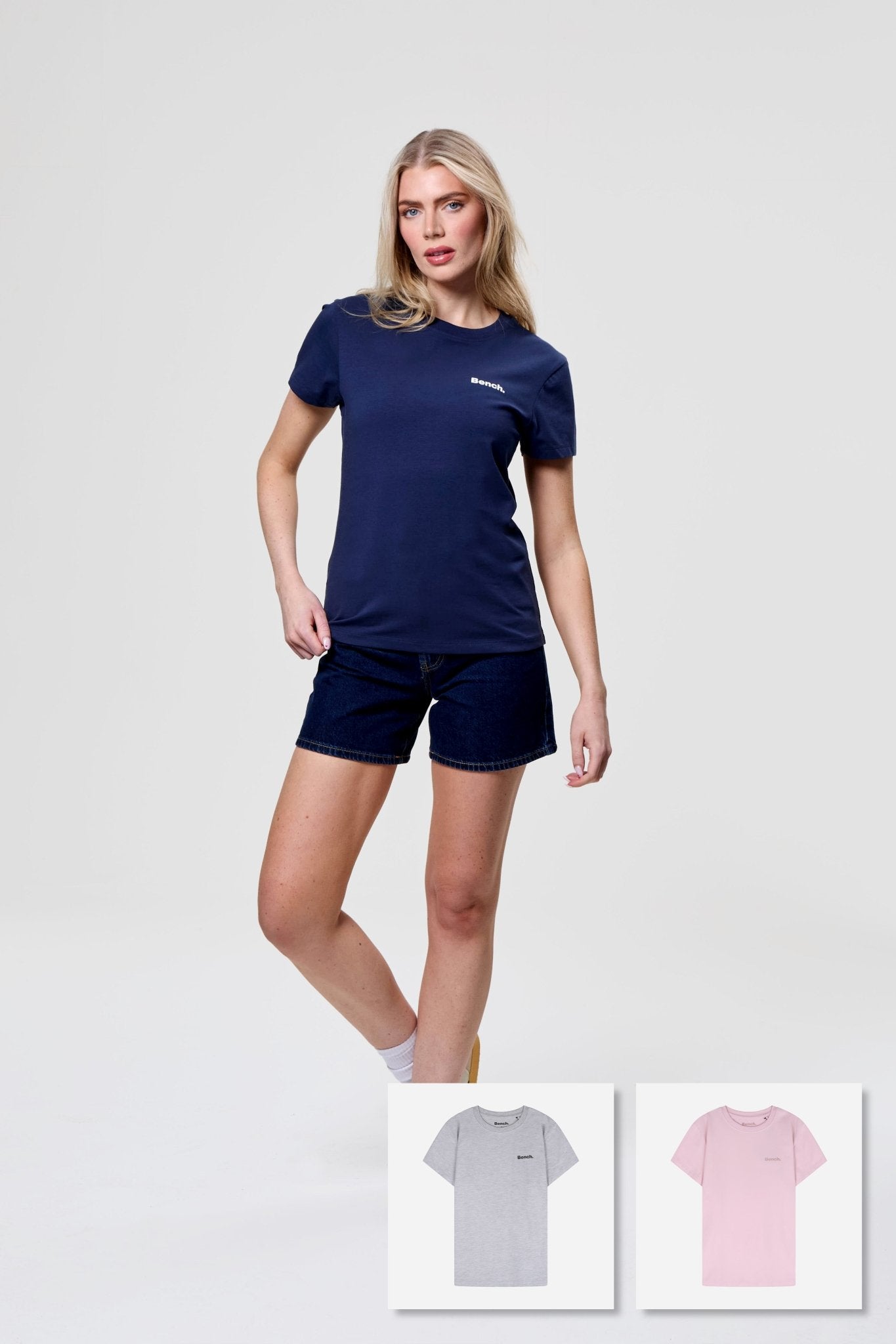 Womens 'LIAH' 3 Pack T-Shirts - ASSORTED - Shop at www.Bench.co.uk #LoveMyHood