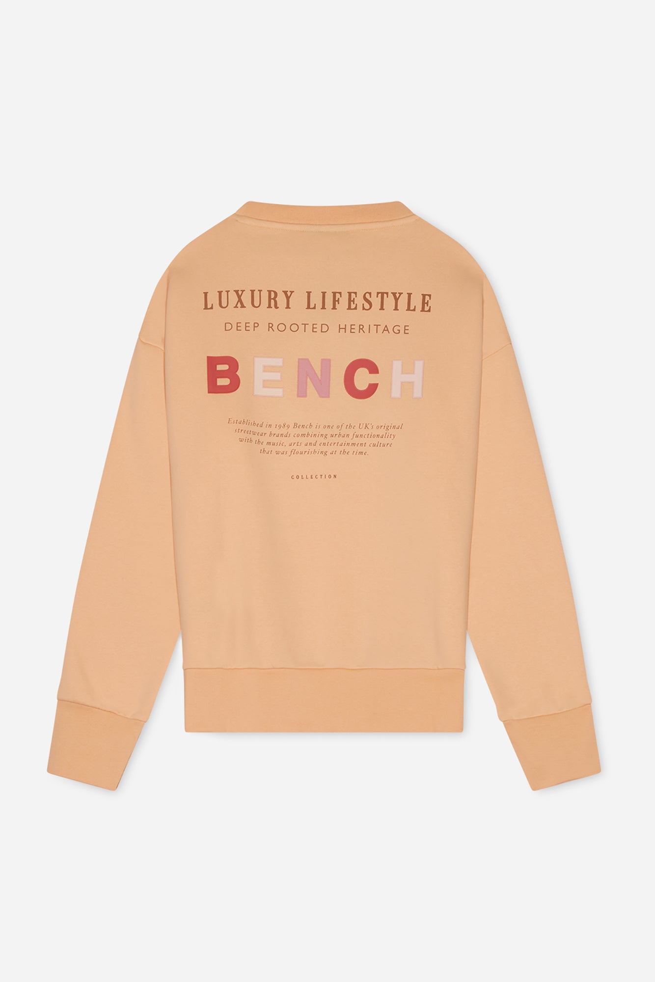 Womens 'LILEM' Sweat Crew - APRICOT - Shop at www.Bench.co.uk #LoveMyHood