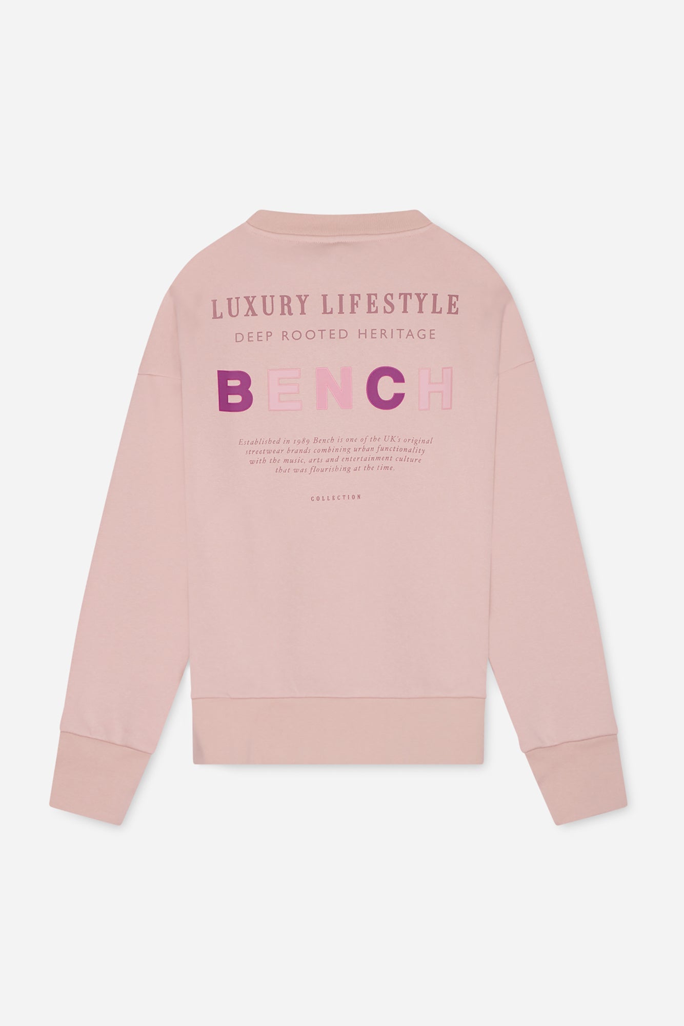 Womens 'LILEM' Sweat Crew - DUSTY ROSE - Shop at www.Bench.co.uk #LoveMyHood