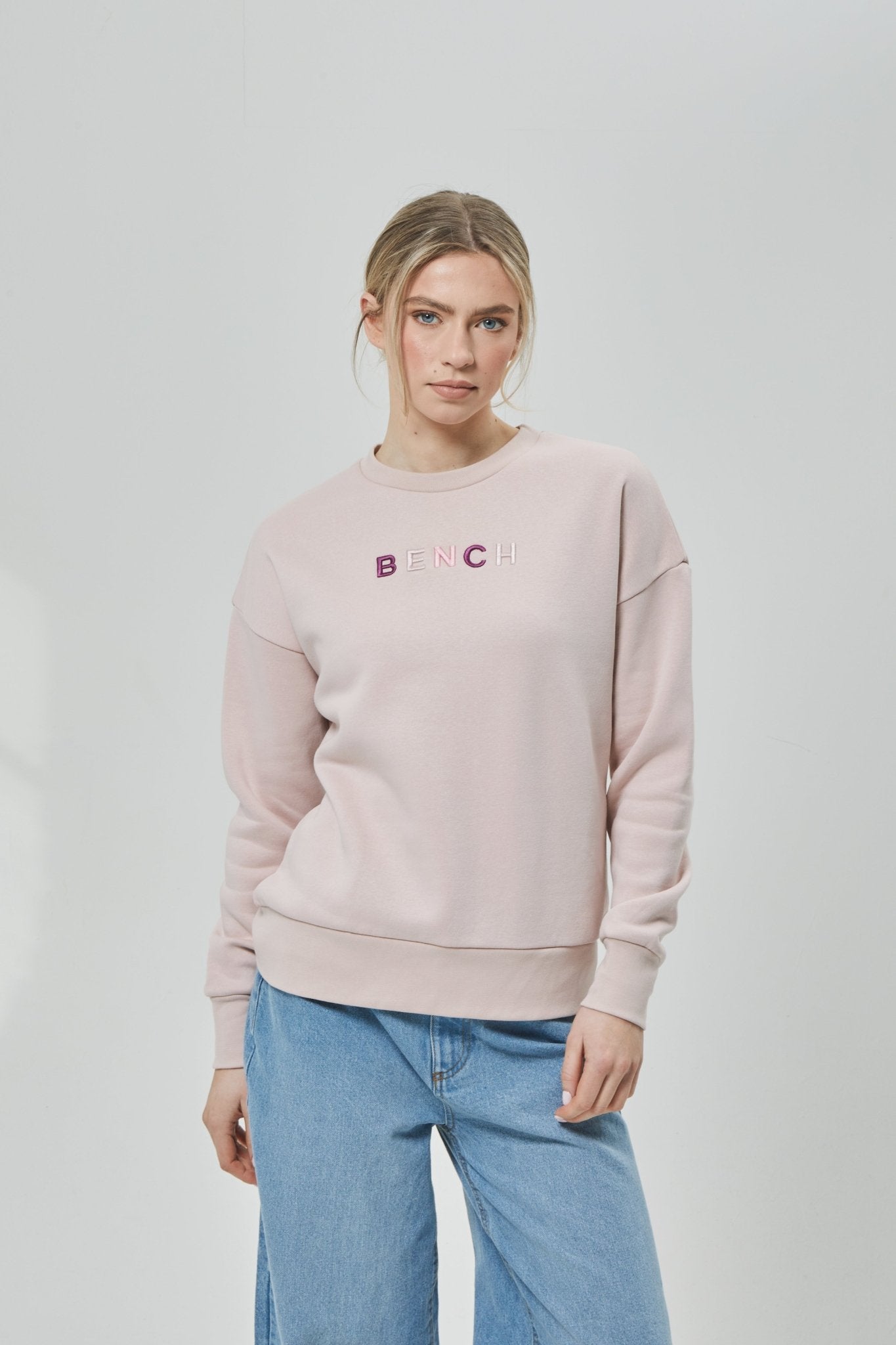Womens 'LILEM' Sweat Crew - DUSTY ROSE - Shop at www.Bench.co.uk #LoveMyHood
