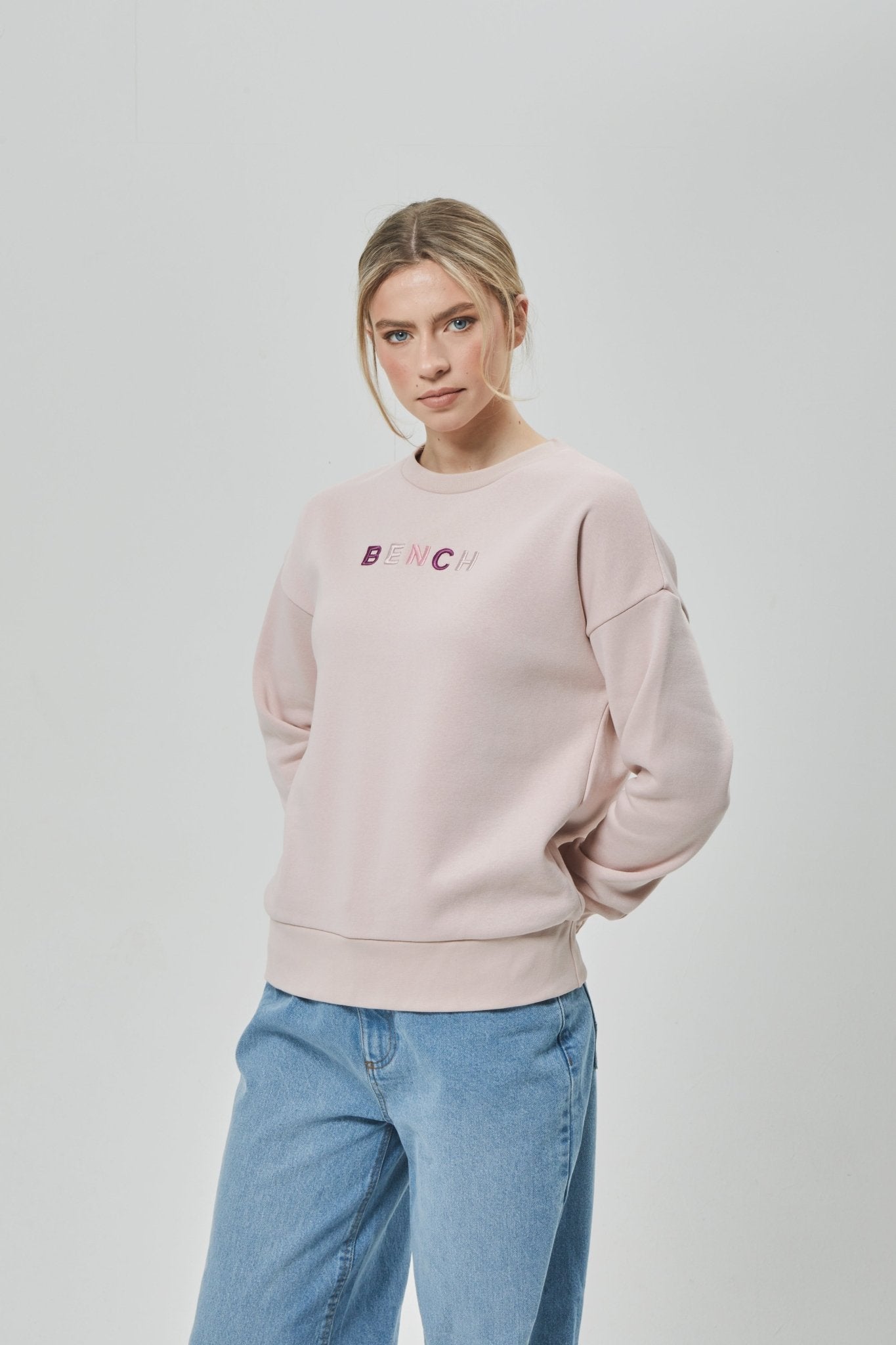 Womens 'LILEM' Sweat Crew - DUSTY ROSE - Shop at www.Bench.co.uk #LoveMyHood