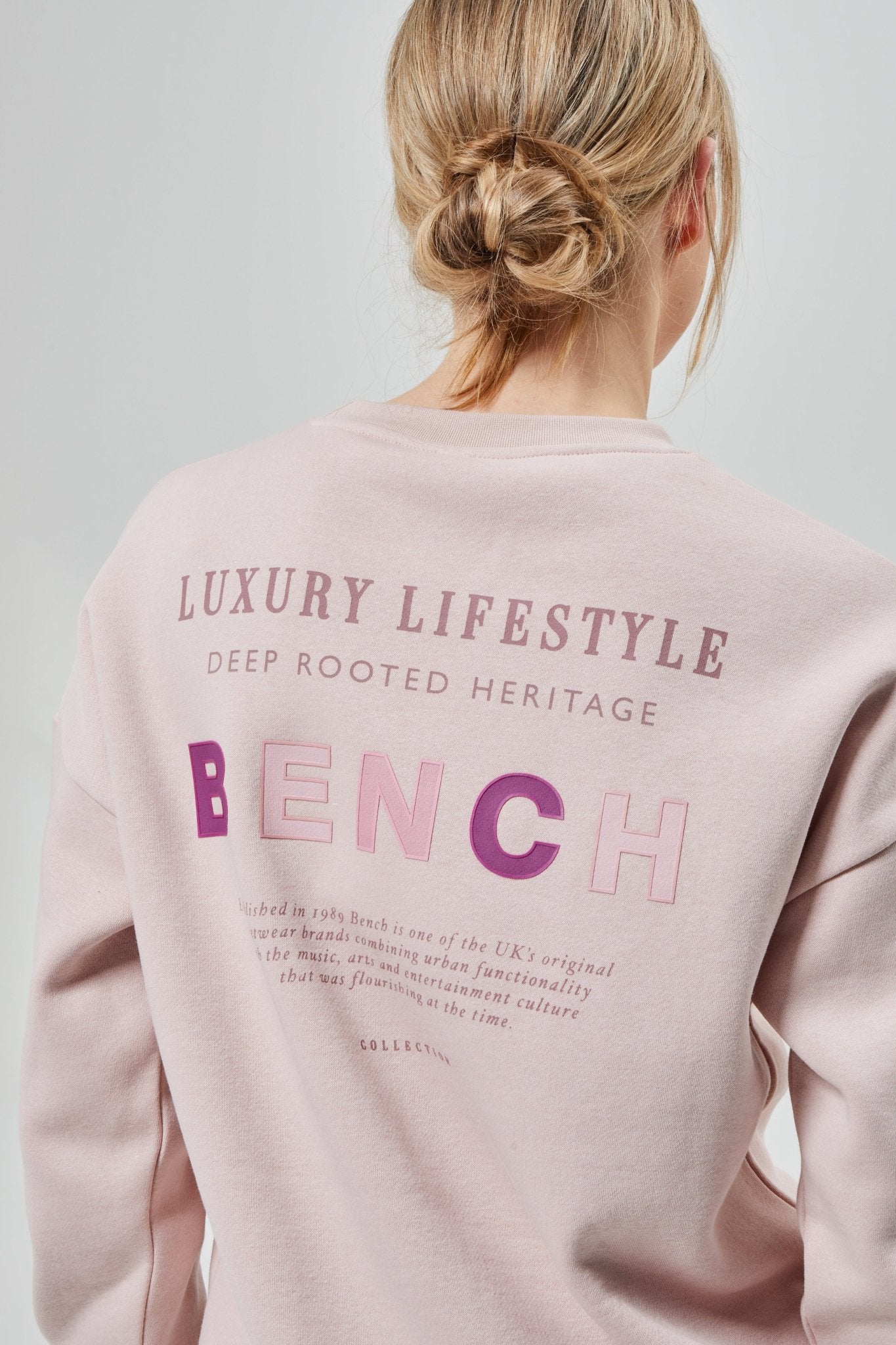 Womens 'LILEM' Sweat Crew - DUSTY ROSE - Shop at www.Bench.co.uk #LoveMyHood