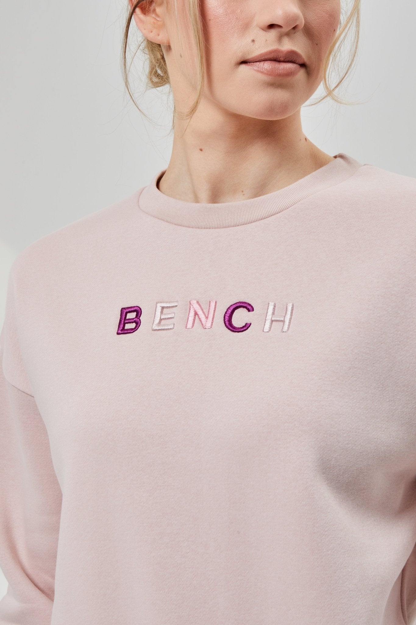 Womens 'LILEM' Sweat Crew - DUSTY ROSE - Shop at www.Bench.co.uk #LoveMyHood