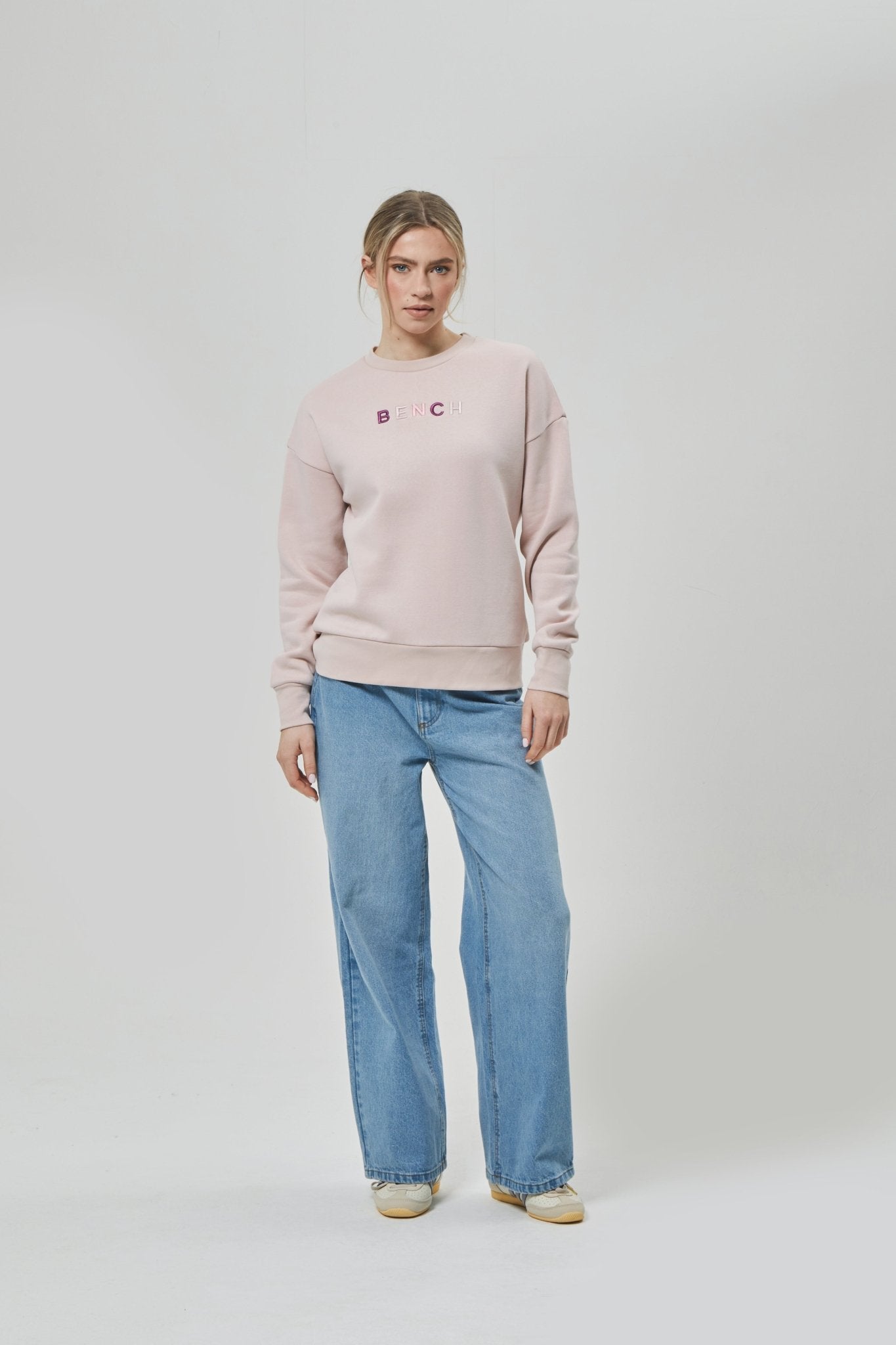 Womens 'LILEM' Sweat Crew - DUSTY ROSE - Shop at www.Bench.co.uk #LoveMyHood
