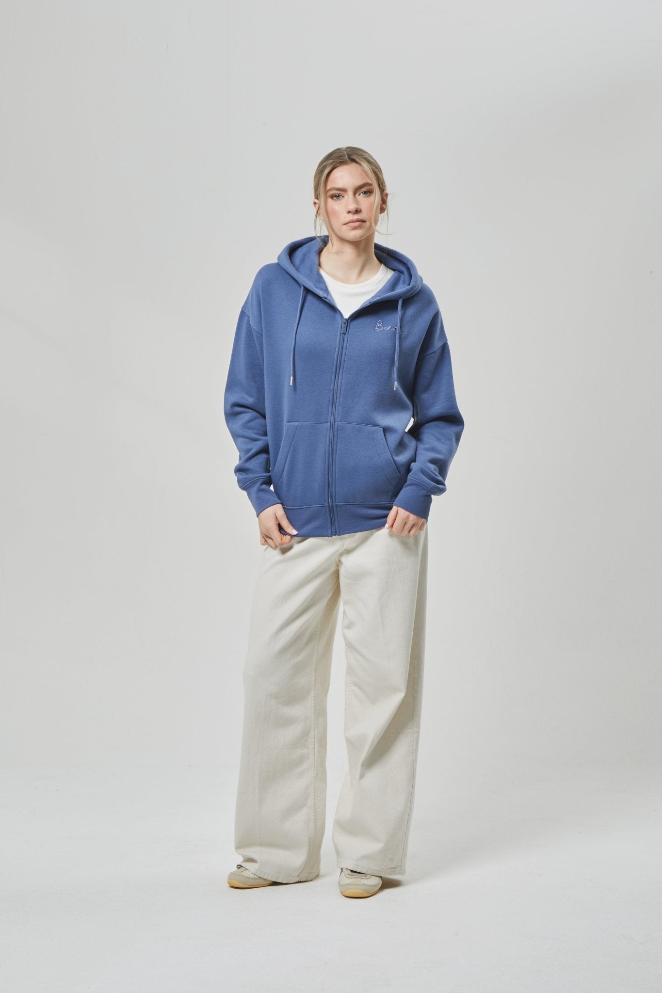 Womens 'NAOS' Sweat Crew - DUSKY BLUE - Shop at www.Bench.co.uk #LoveMyHood