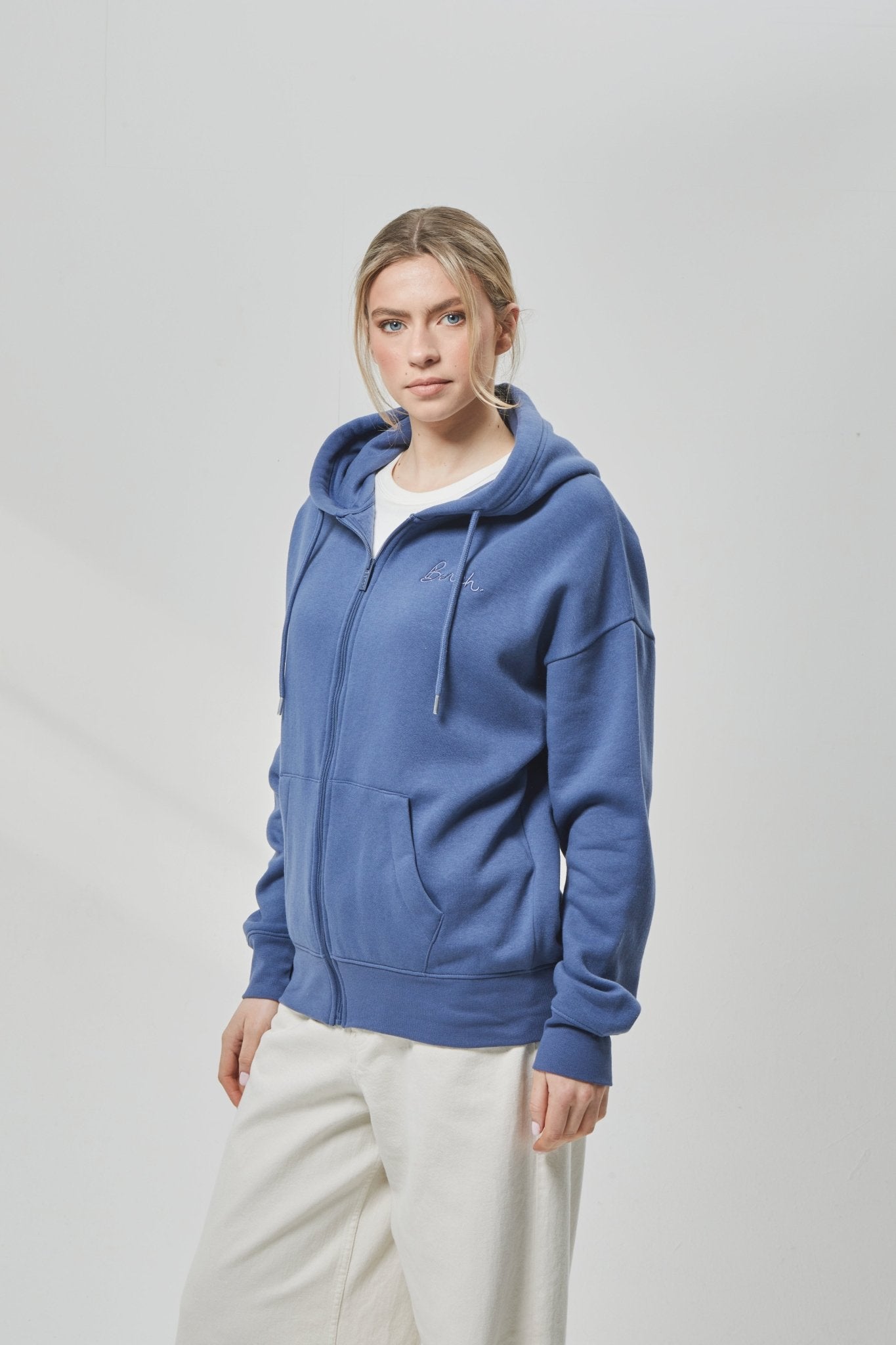 Womens 'NAOS' Sweat Crew - DUSKY BLUE - Shop at www.Bench.co.uk #LoveMyHood