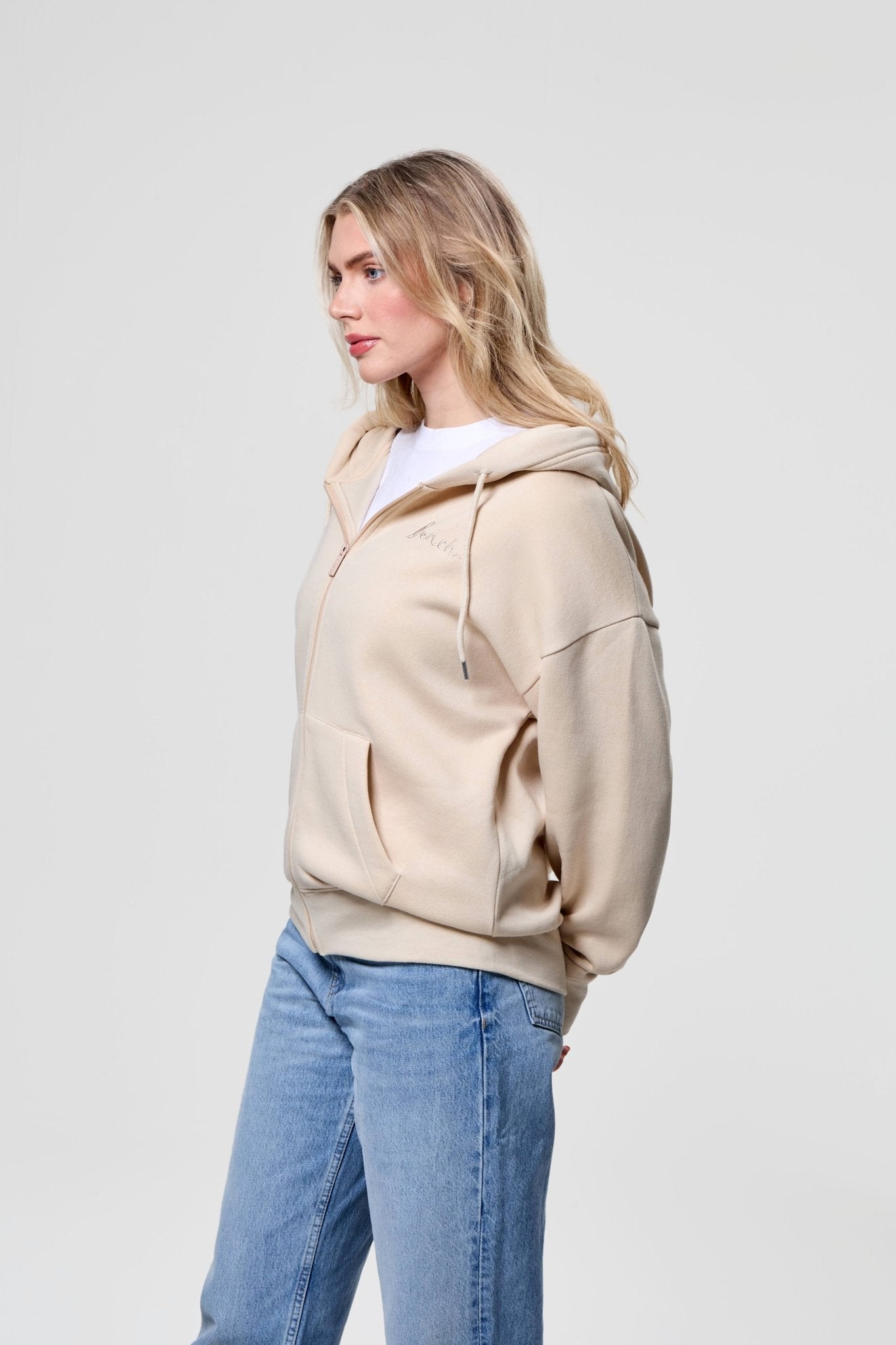 Womens 'NAOS' Sweat Crew - ECRU - Shop at www.Bench.co.uk #LoveMyHood