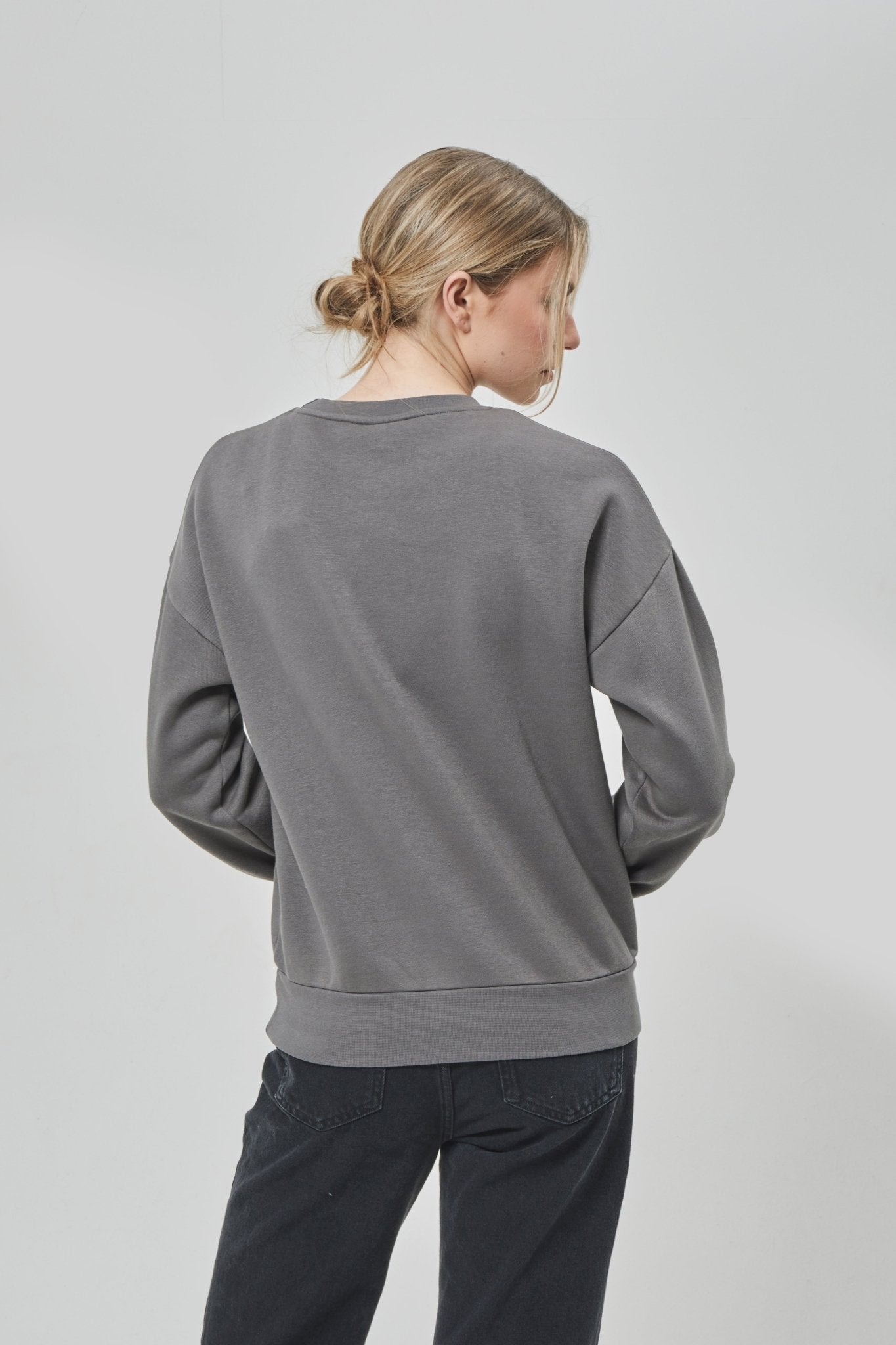 Womens 'RILO' Sweat Crew - CHARCOAL - Shop at www.Bench.co.uk #LoveMyHood