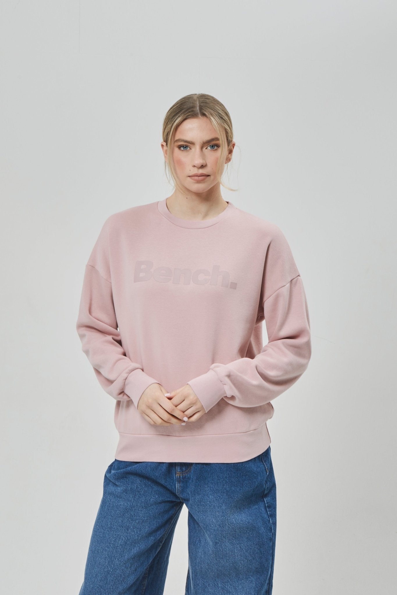 Womens 'RILO' Sweat Crew - DUSTY PINK - Shop at www.Bench.co.uk #LoveMyHood
