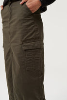 Womens 'SELYSE' Long Length Cargo Skirt - KHAKI - Shop at www.Bench.co.uk #LoveMyHood