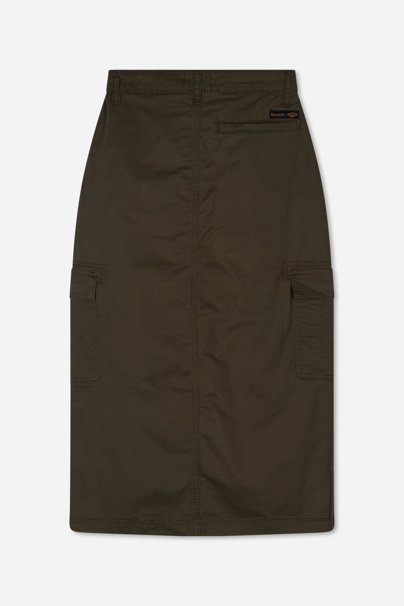 Womens 'SELYSE' Long Length Cargo Skirt - KHAKI - Shop at www.Bench.co.uk #LoveMyHood