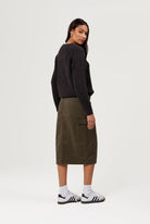 Womens 'SELYSE' Long Length Cargo Skirt - KHAKI - Shop at www.Bench.co.uk #LoveMyHood