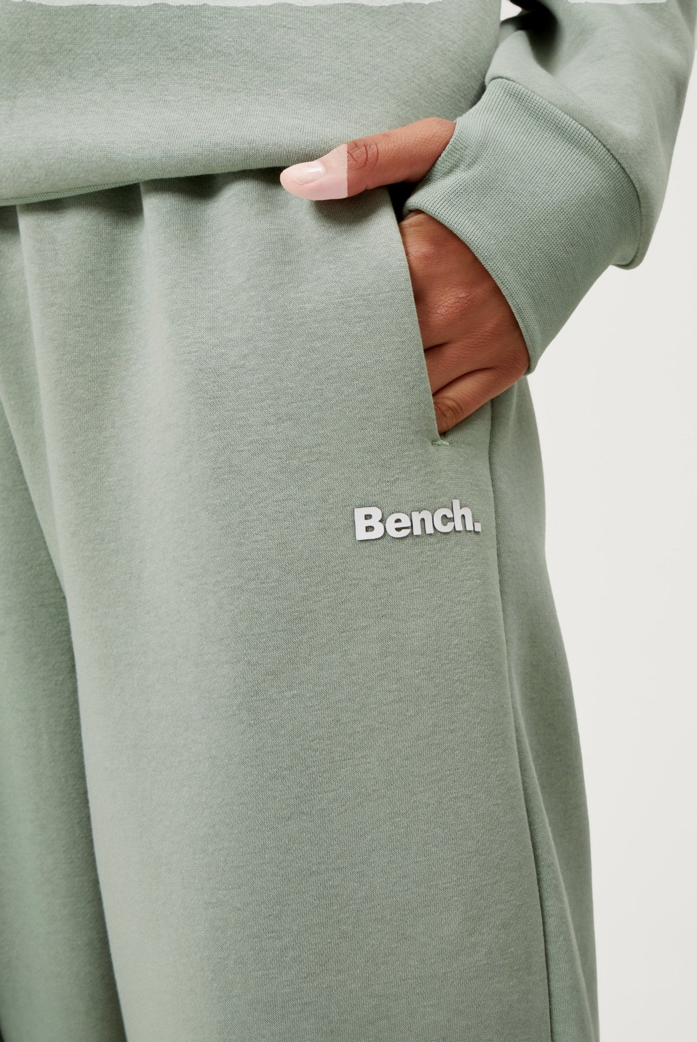 Womens 'SILOH' 2pc Tracksuit Set - SAGE - Shop at www.Bench.co.uk #LoveMyHood