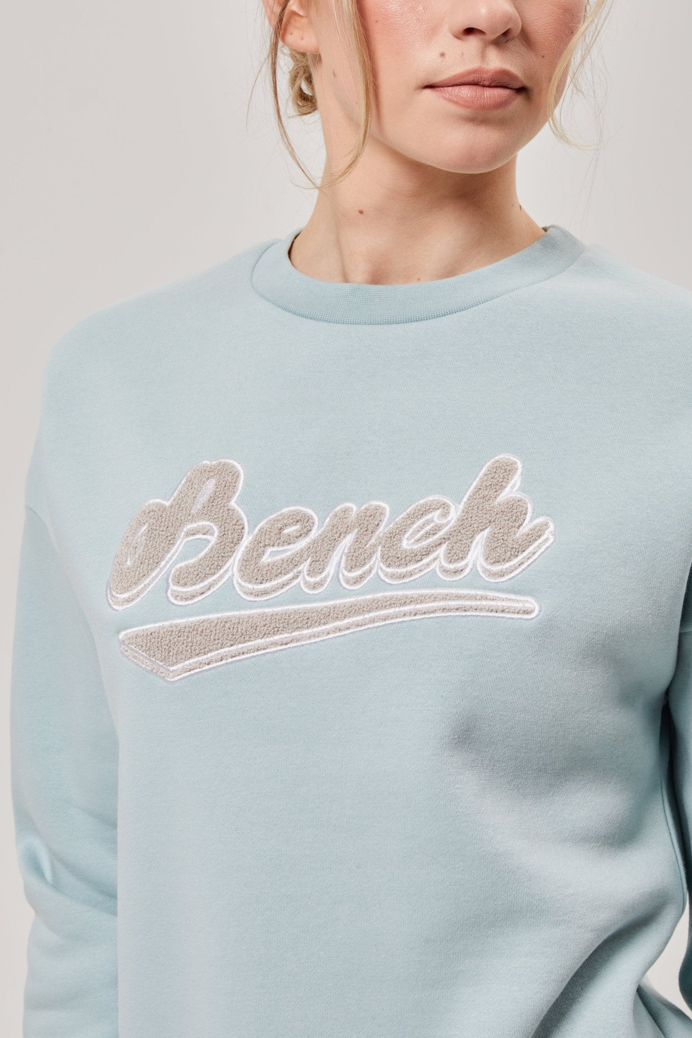 Womens 'STEFFI' Sweat Crew - TEAL - Shop at www.Bench.co.uk #LoveMyHood